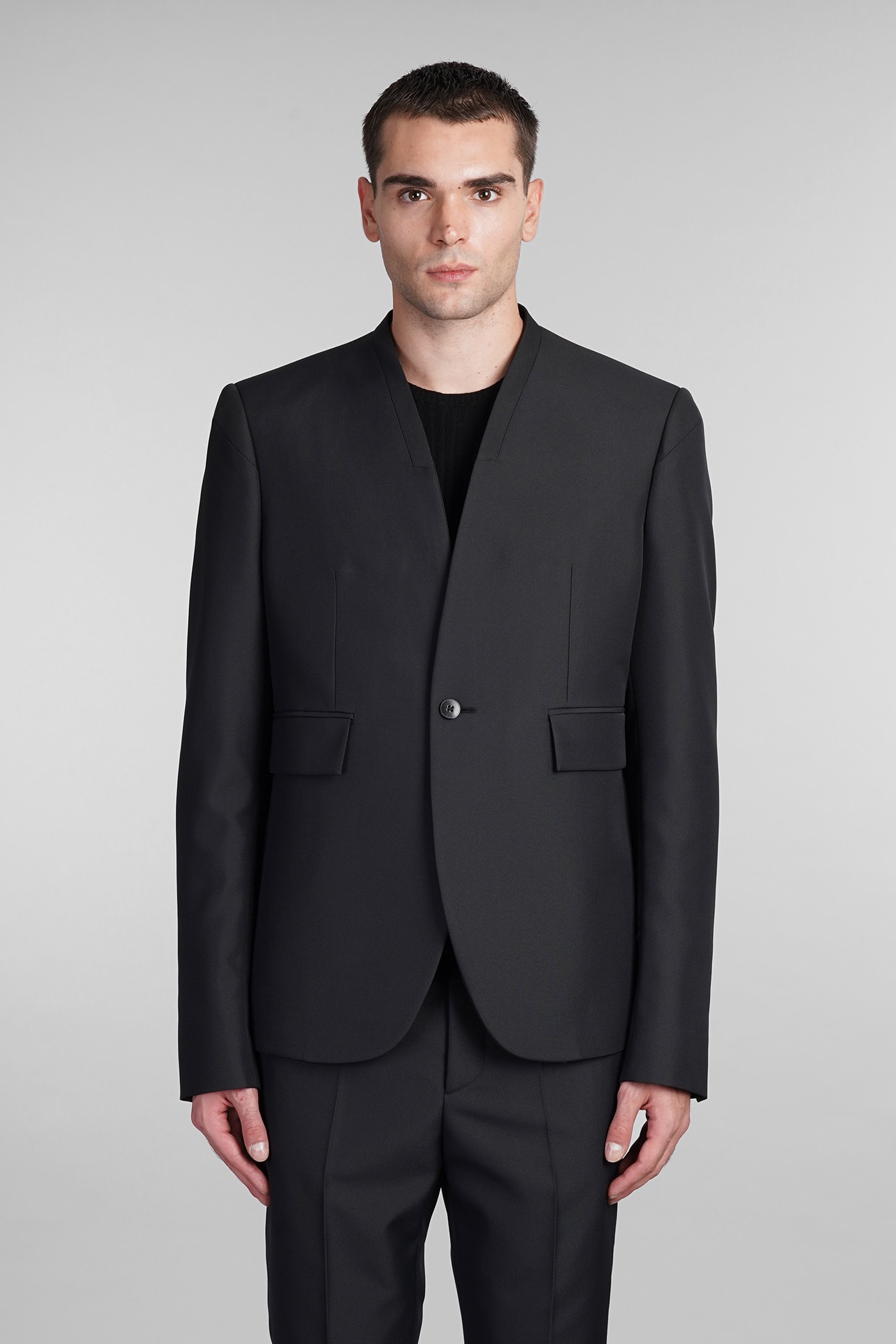 N55sr Blazer In Black Polyester