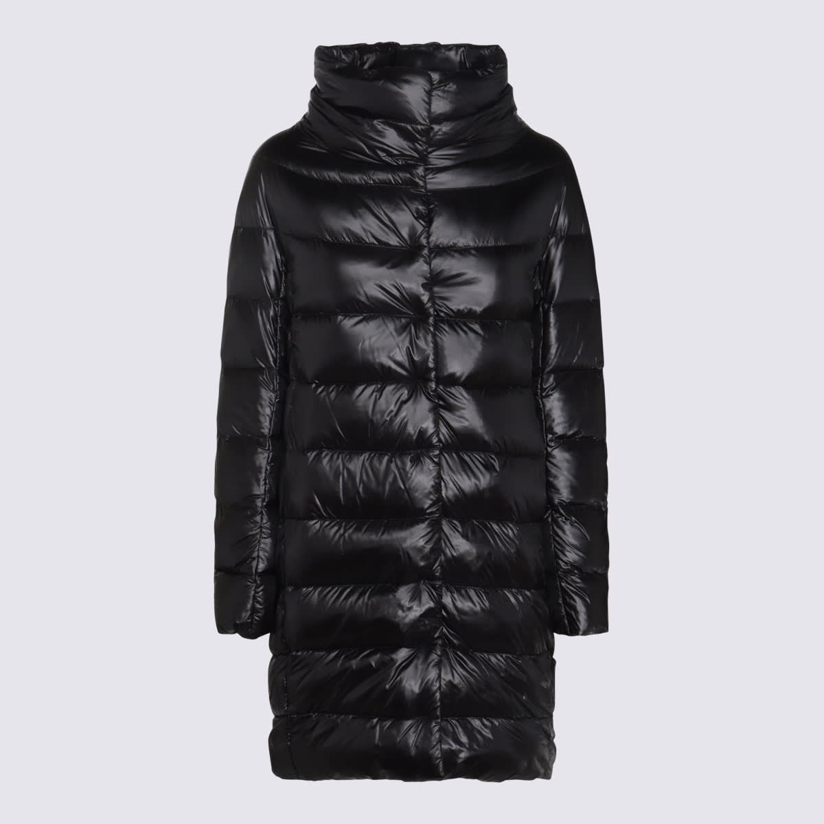 Shop Herno Black Dora Down Jacket