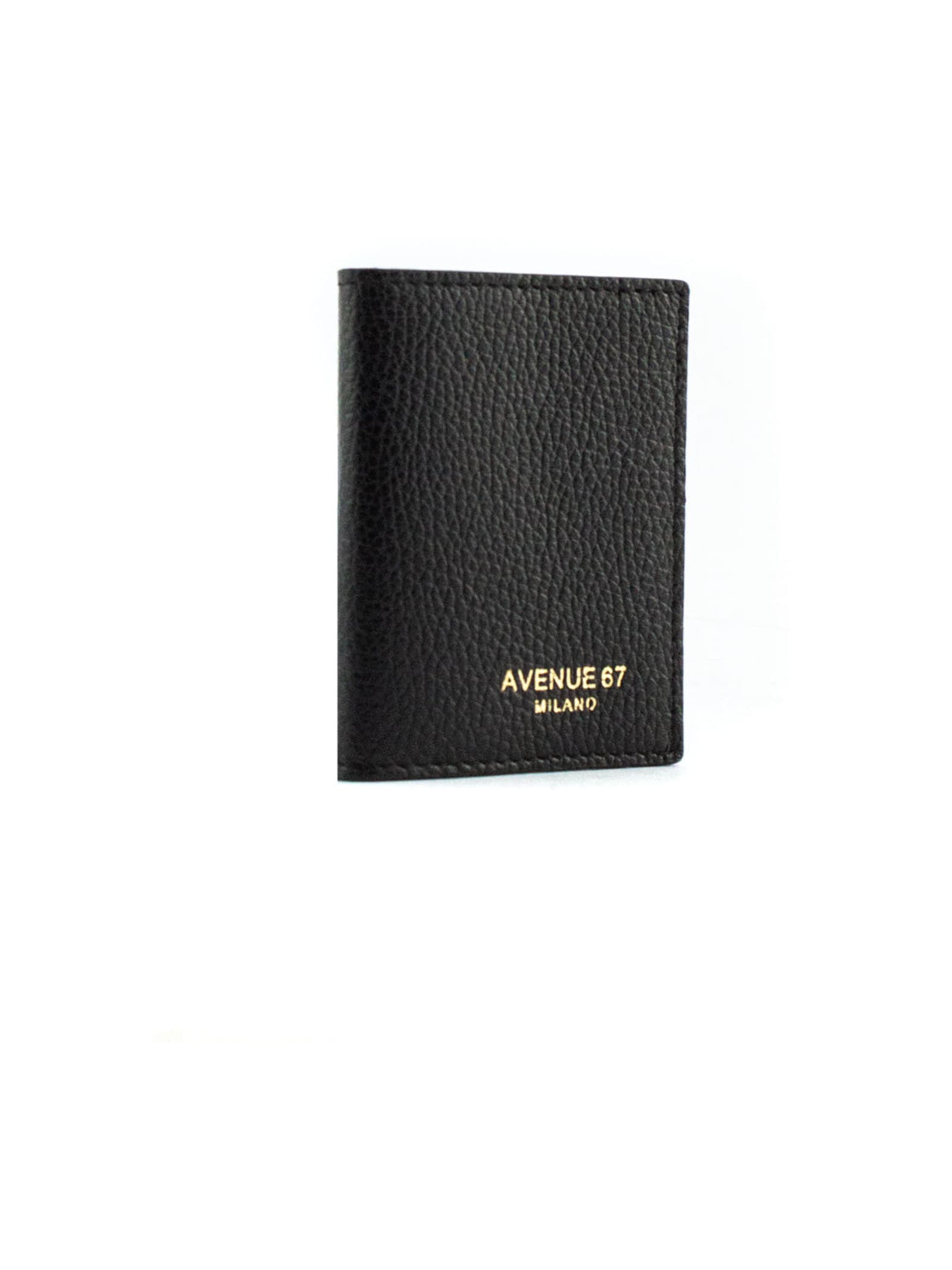 Shop Avenue 67 Black Leather Card Holder