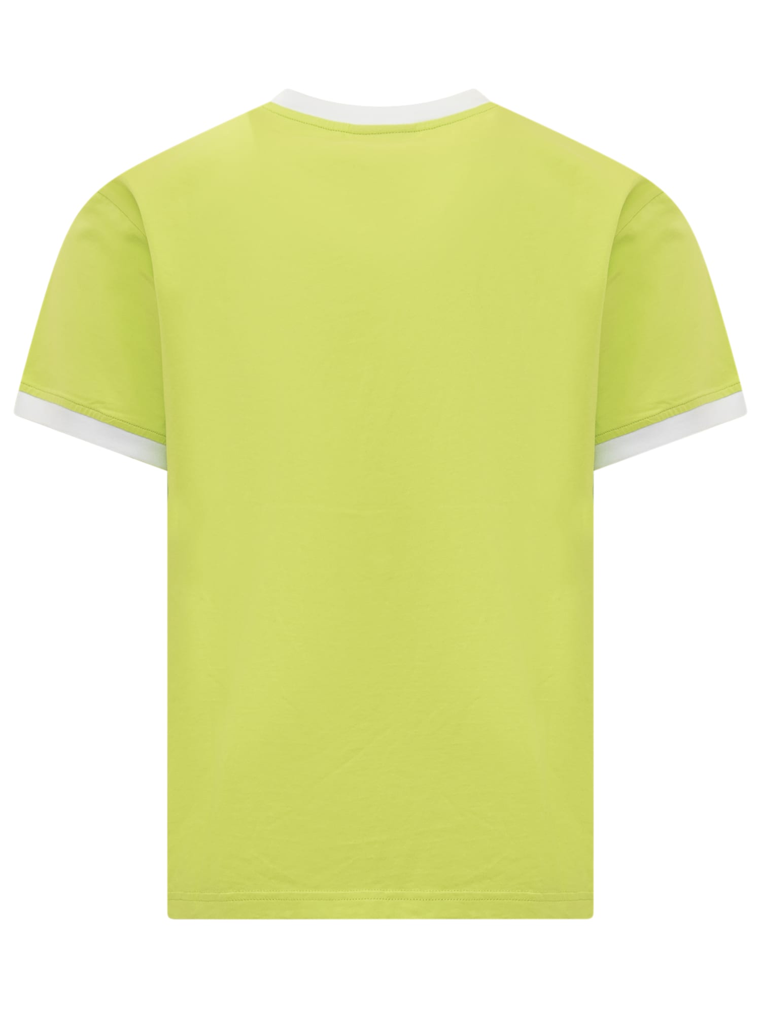 Shop Bluemarble Crewneck T-shirt In Lime