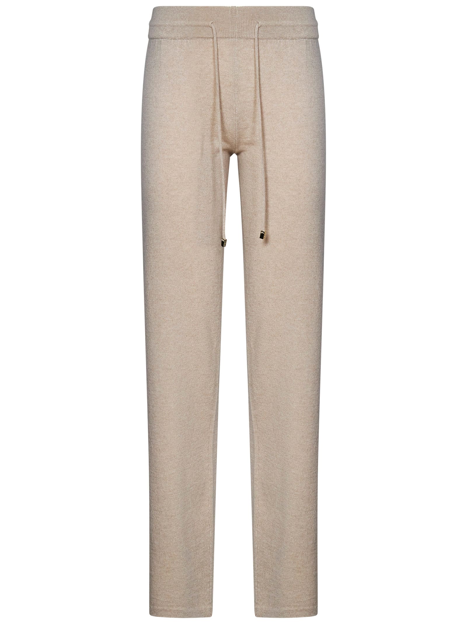 Shop Malo Trousers In Beige