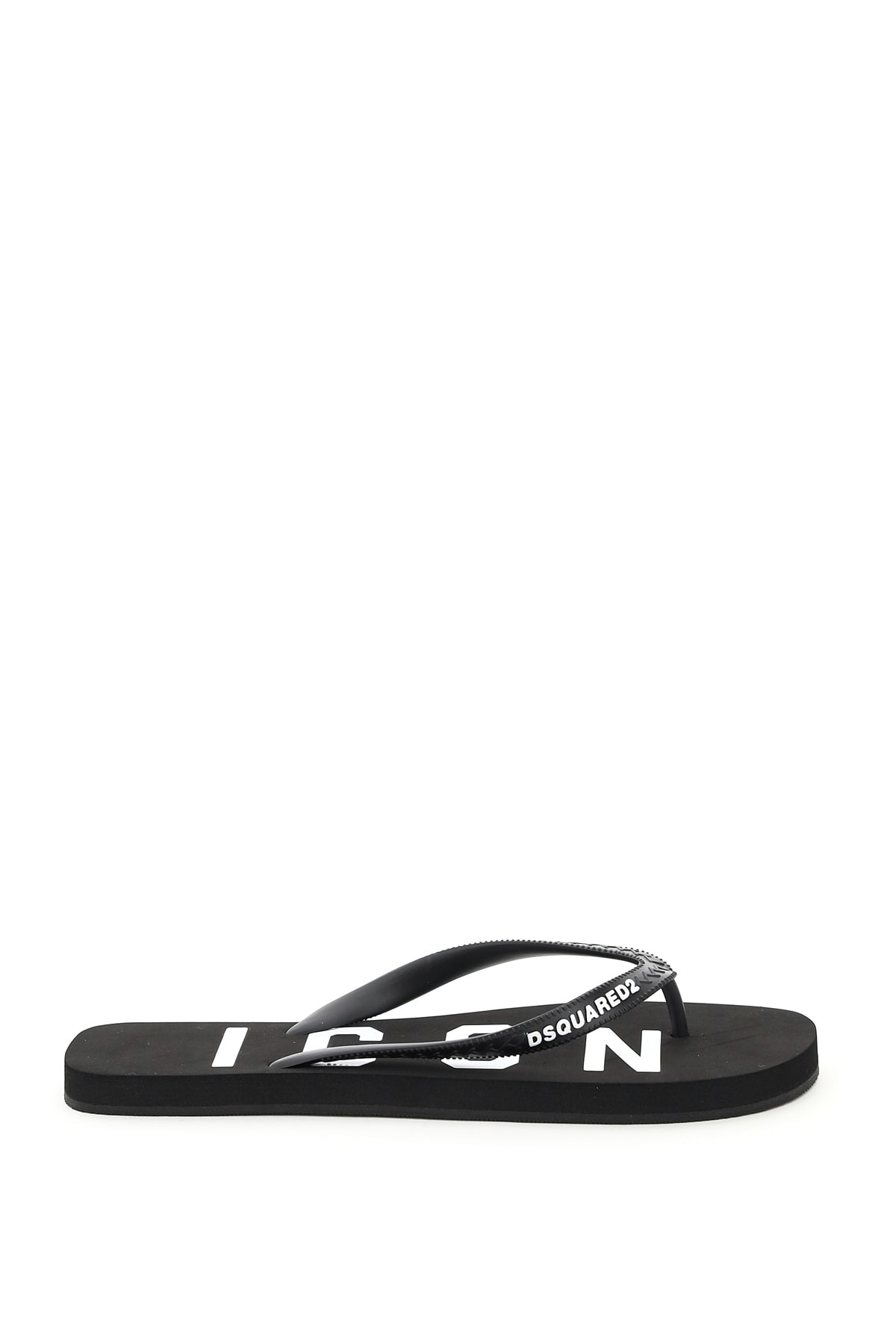 Dsquared2 Rubber Thong Slides Icon Logo