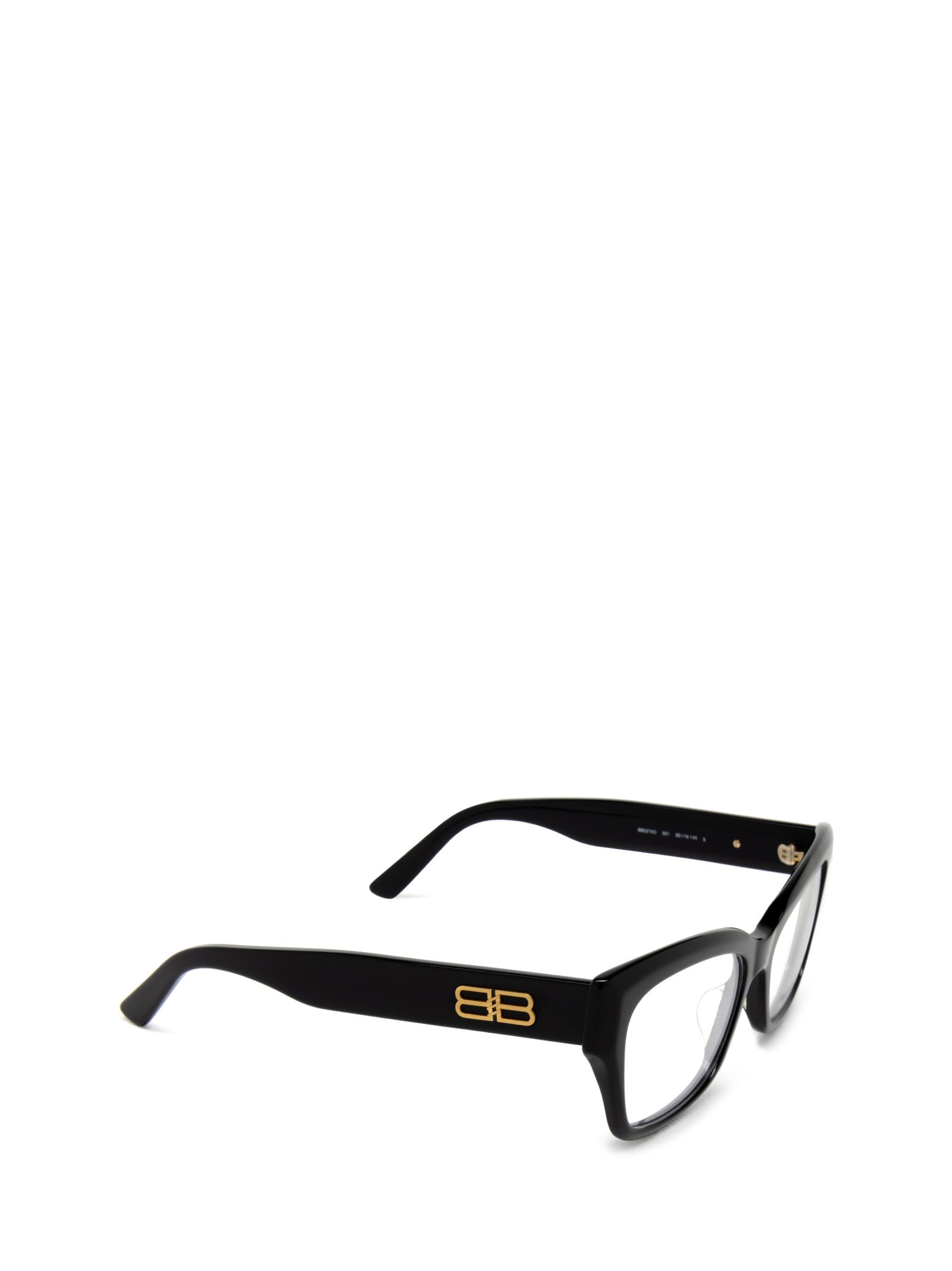 Shop Balenciaga Bb0274o Black Glasses