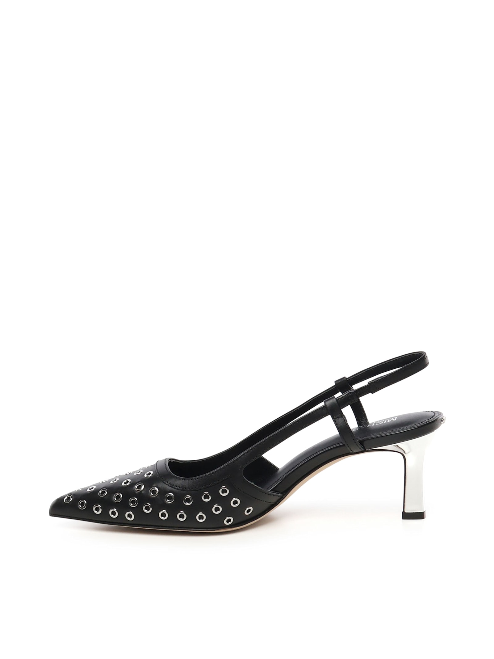 Michael Michael Kors Alora Slingback Decollete In Black