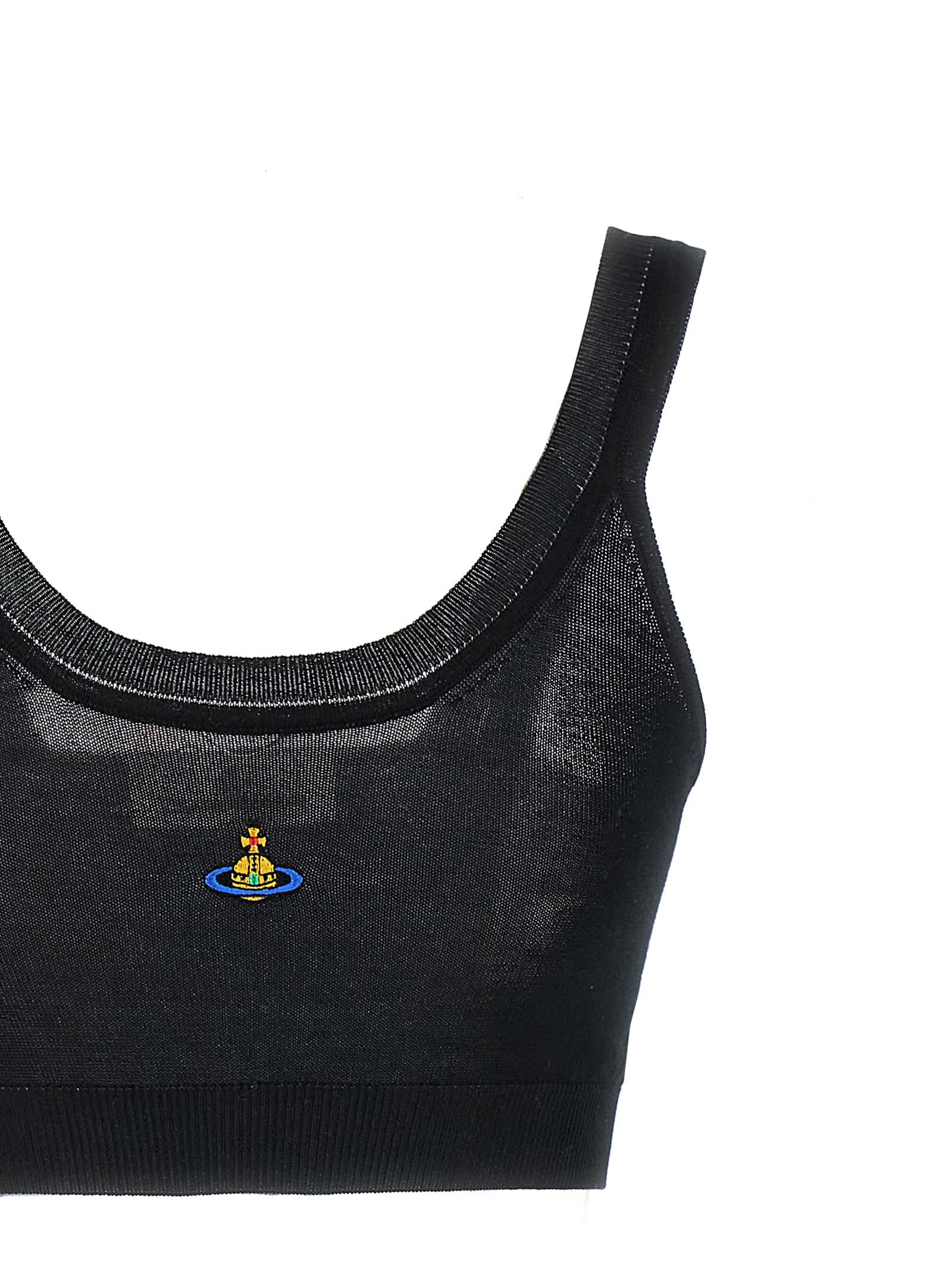 Vivienne Westwood Cropped Sleeveless Ribbed Top