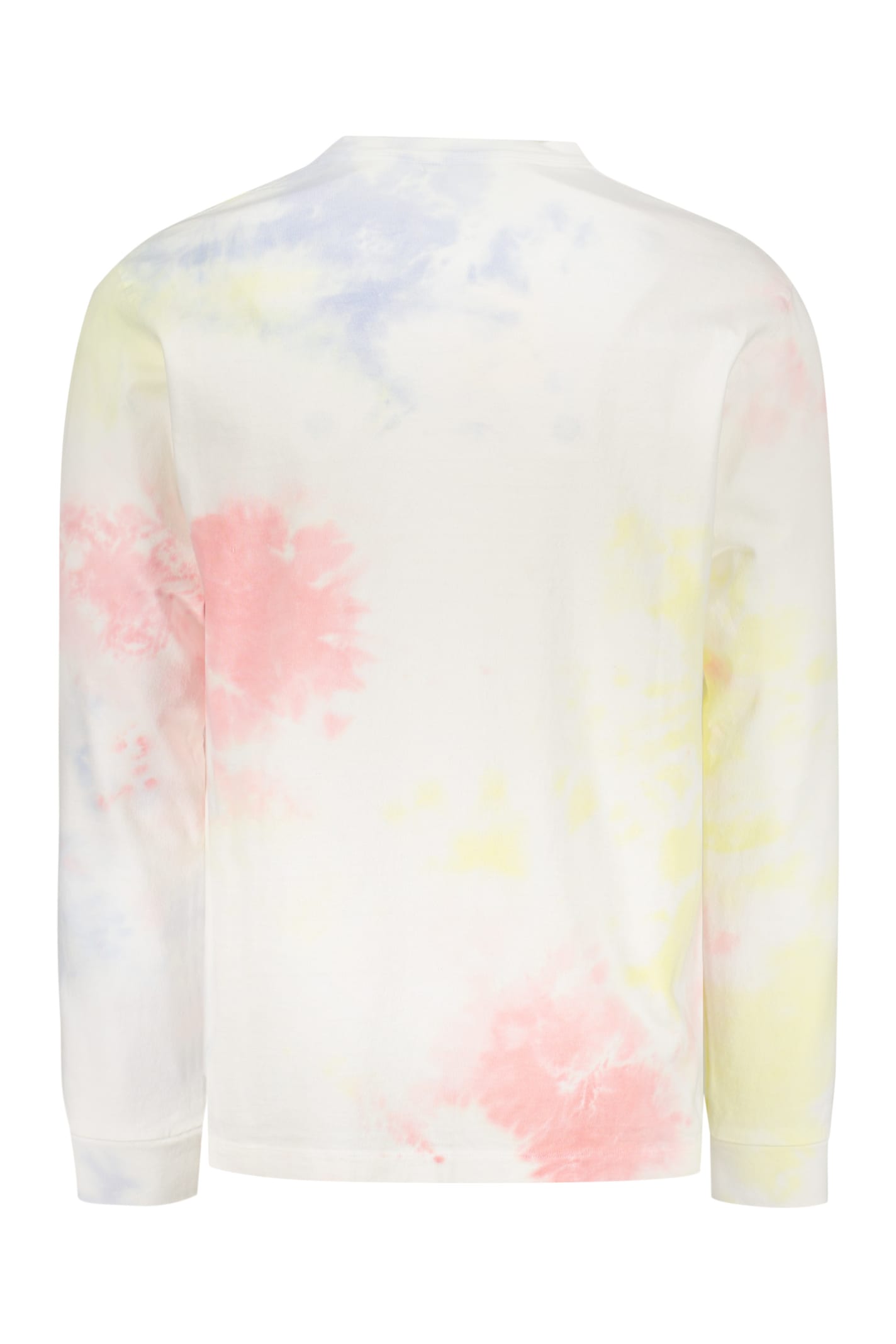 John Elliott Long Sleeve Cotton T-shirt In Multicolor