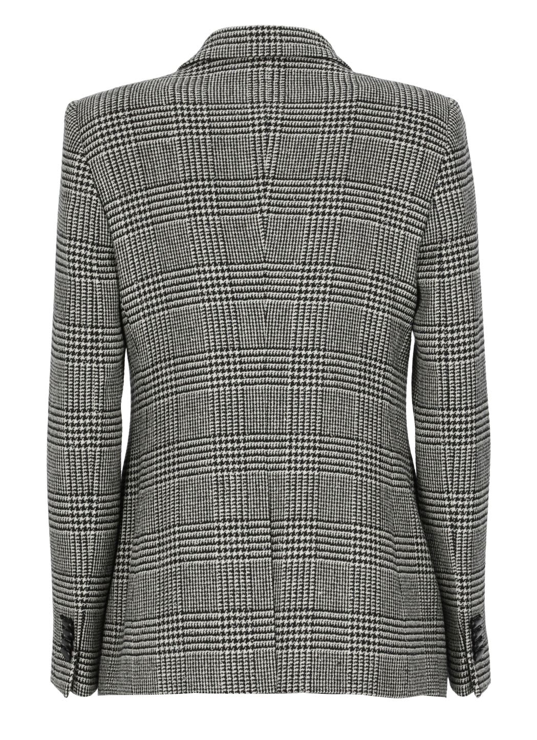 Shop Tagliatore Jacket In Bianco Nero