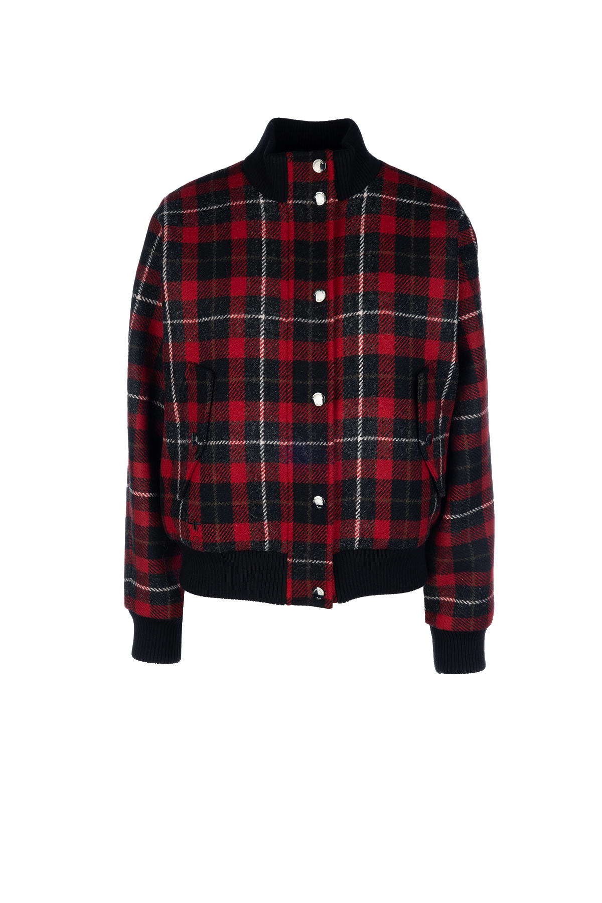 Dior Christian  Checked Bomber Jacket In Multi