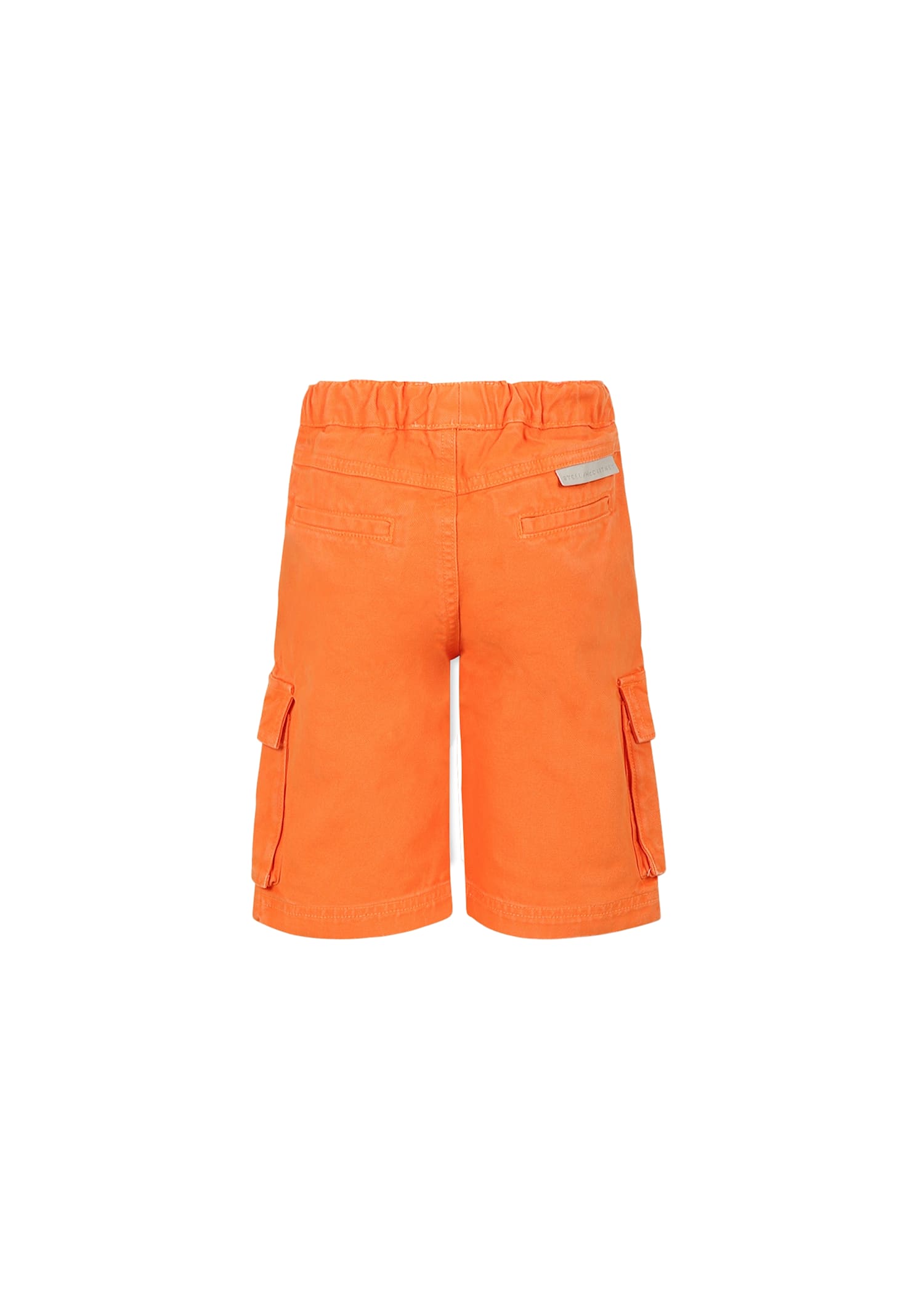 Stella Mccartney Pocket Shorts In Orange
