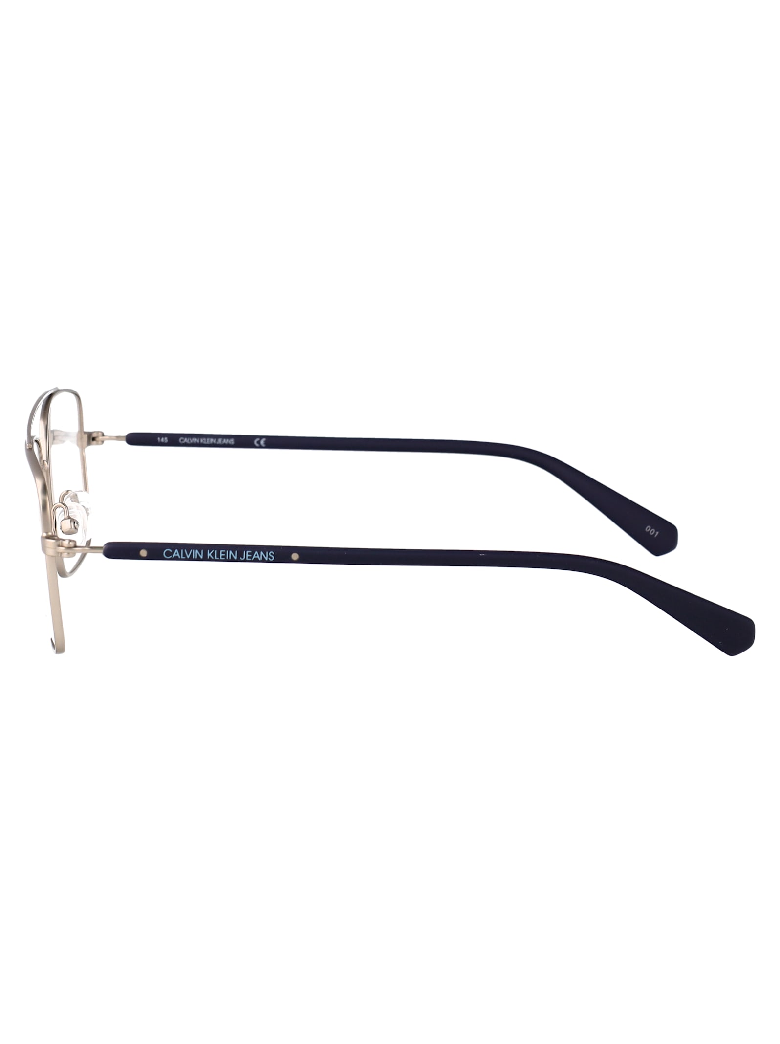 Calvin Klein Jeans Est.1978 Calvin Klein Jeans Matte Silver Metal Glasses In Silver