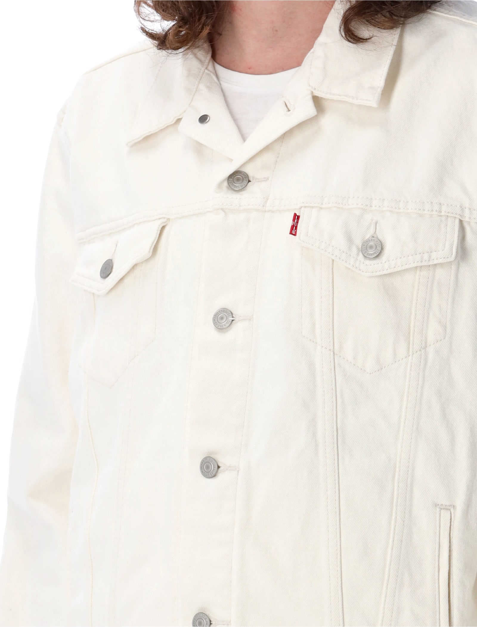 Shop Levi's The Trucker Jacket In White