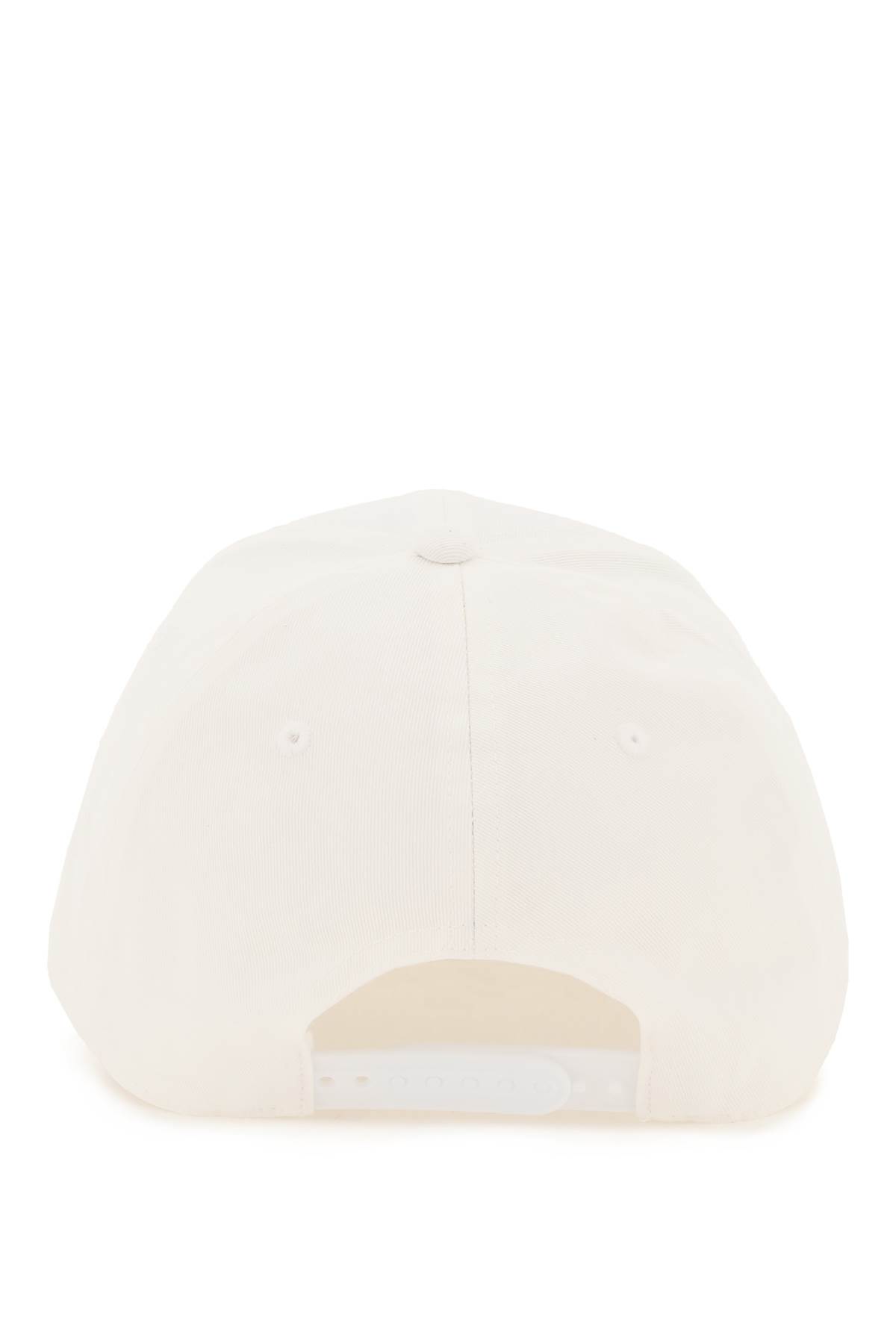 Golden Goose Star Cotton Baseball Hat In Cream