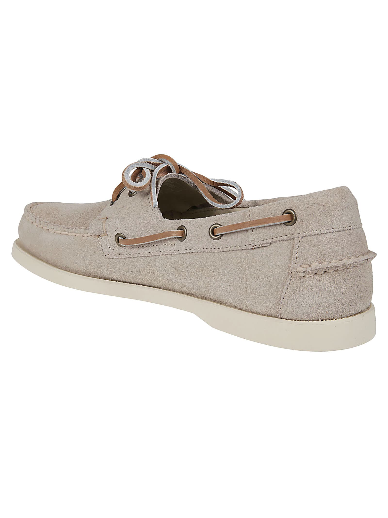 Shop Sebago Portland Flesh Out Loafers In Brown Taupe