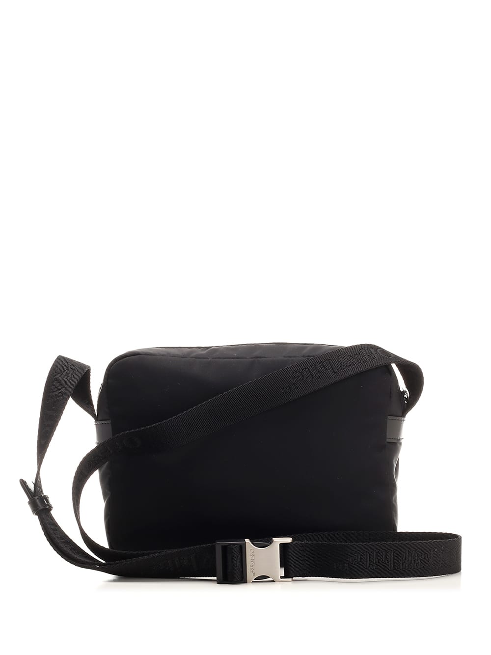 Shop Off-white Nylon Bum Bag In Black No Color (black)