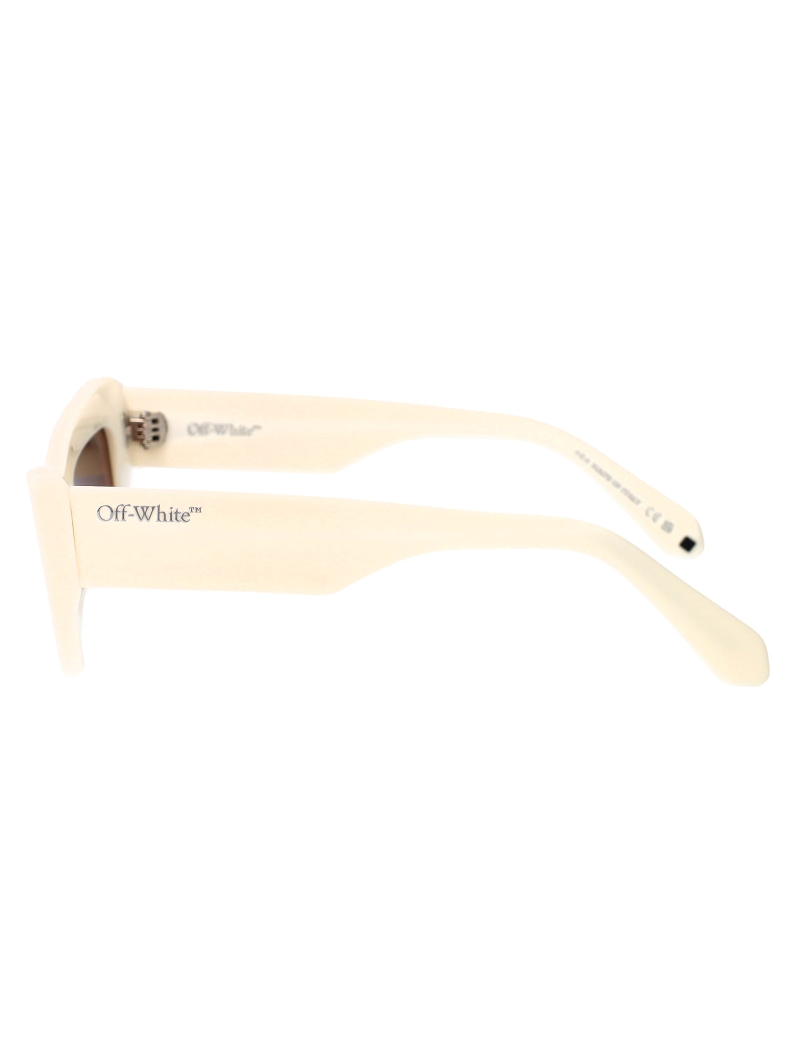 Off-white Aurora Sunglasses In White Brown