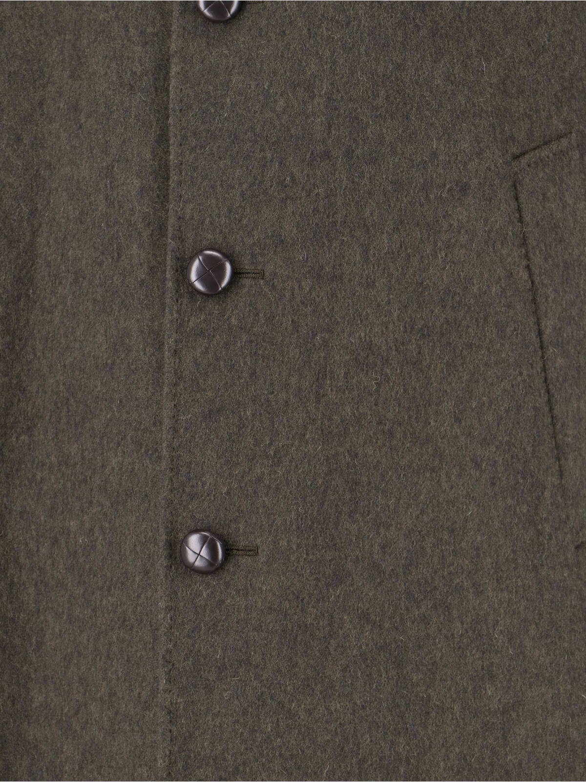 Caruso Wool Coat In Green