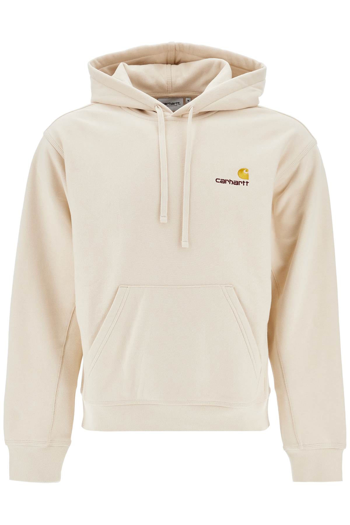 Shop Carhartt American Script Hoodie In Moonbeam (white)