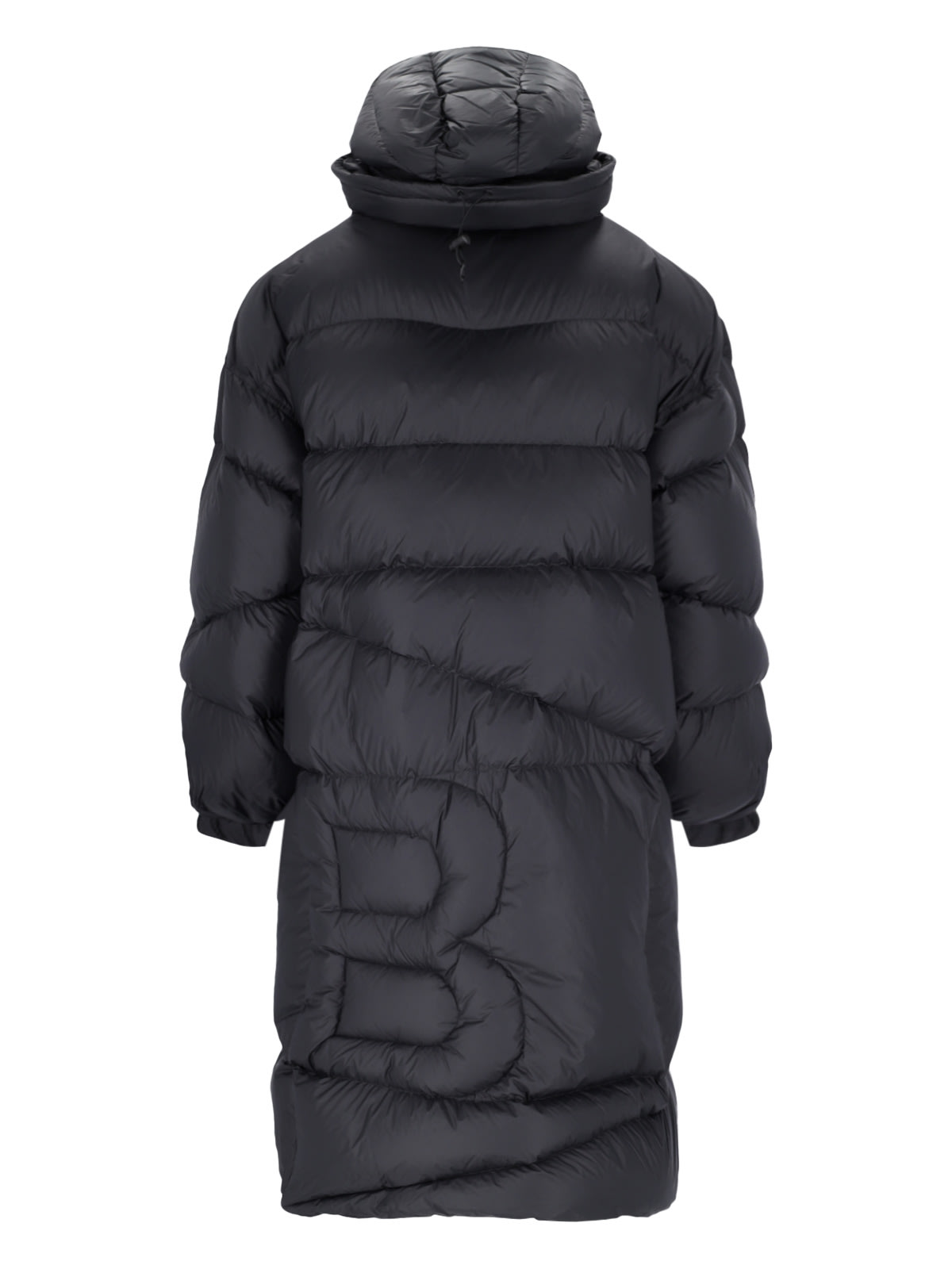 Shop Bacon Double B Maxi Wlt Down Jacket In Black