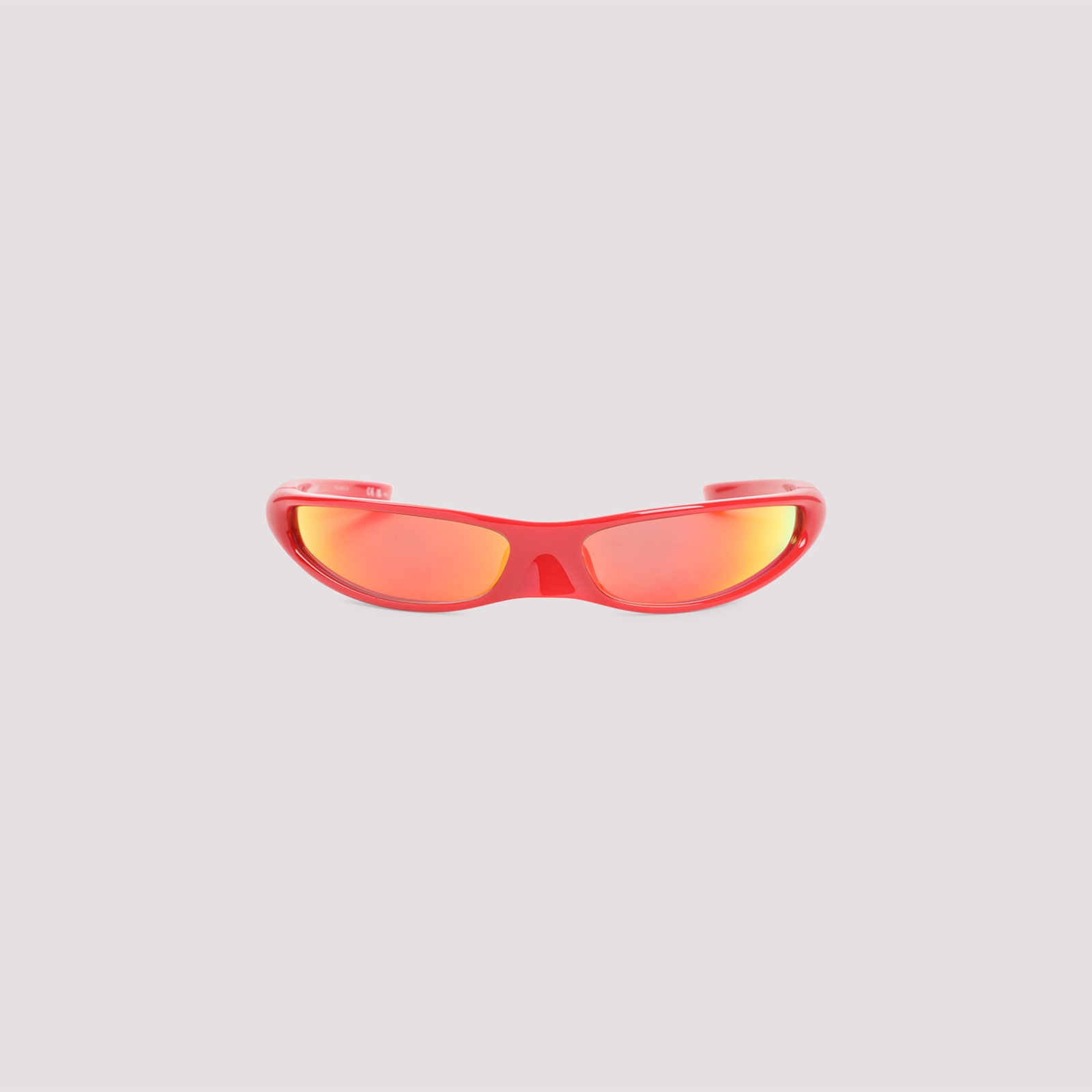 Balenciaga Blade Rectangular Wraparound Sunglasses In Pink