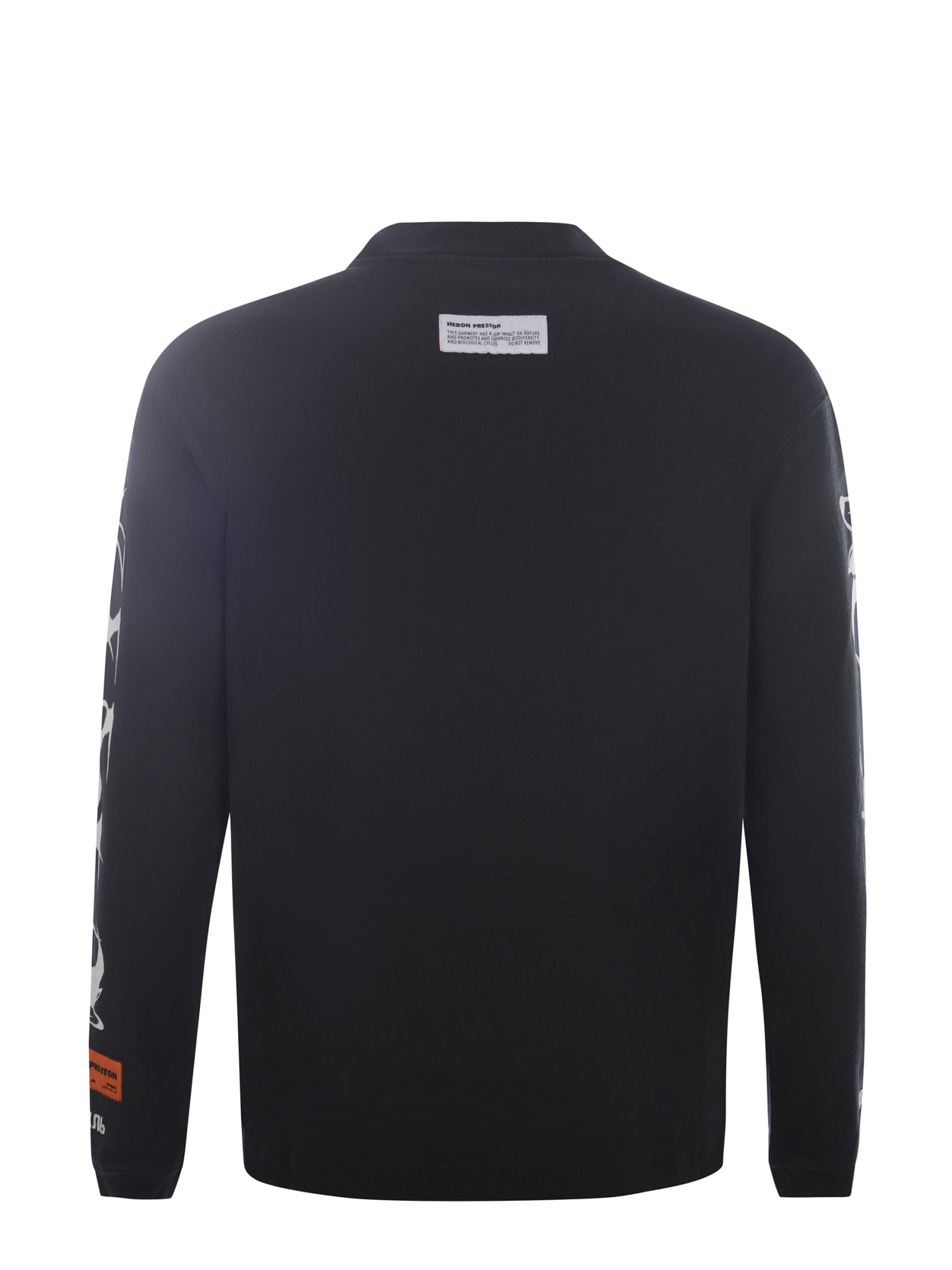 Logo-embroidered Long-sleeve T-shirt In Black