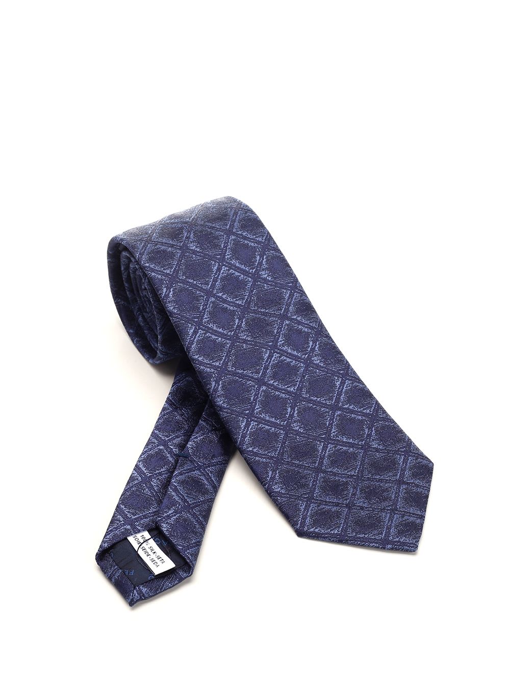 Shop Ferragamo Silk Tie In Blue