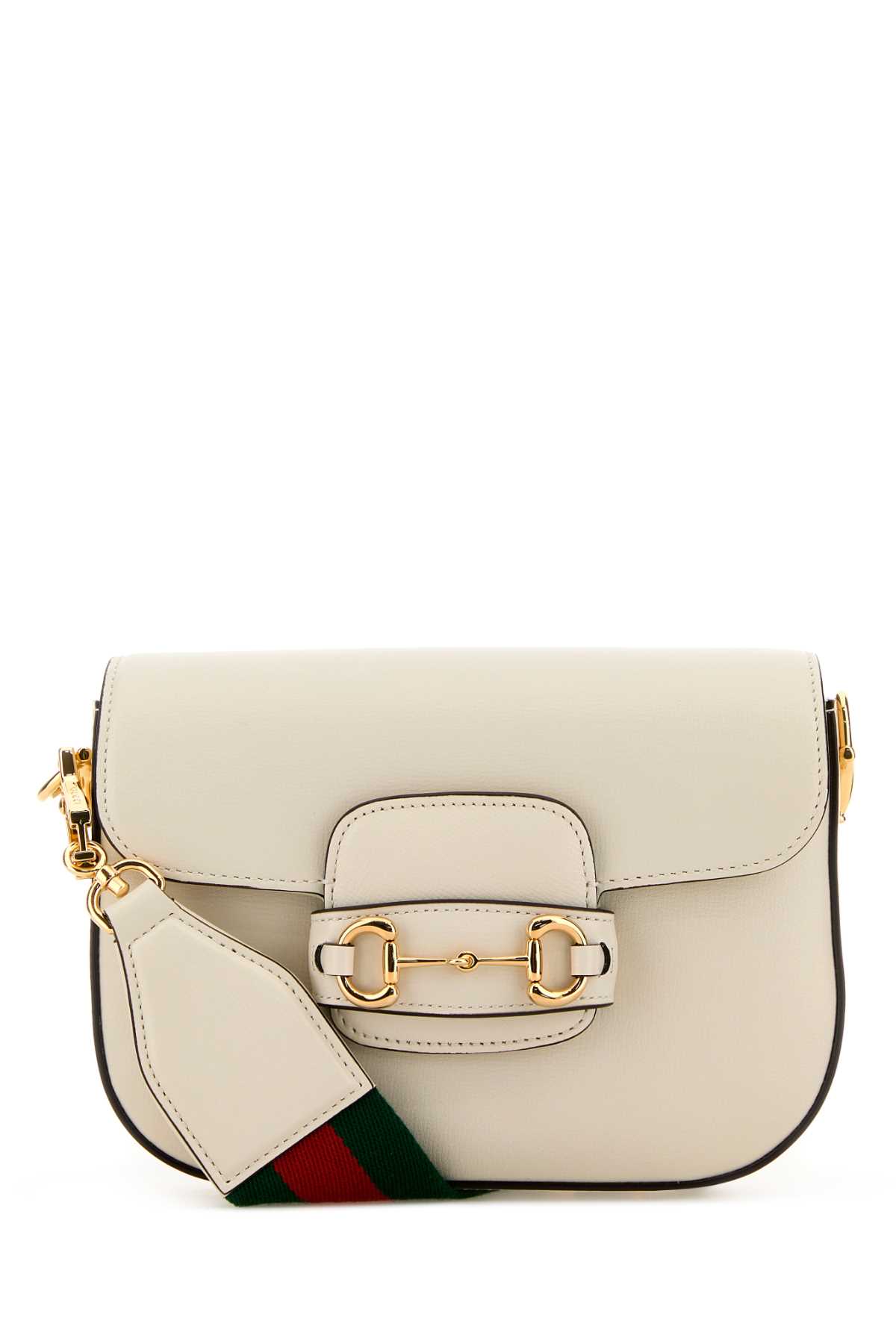 Gucci Ivory Leather Mini Horsebit 1955 Shoulder Bag