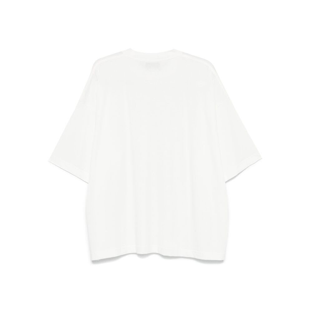 Studio Nicholson White Cotton Piu Over Shirt In White