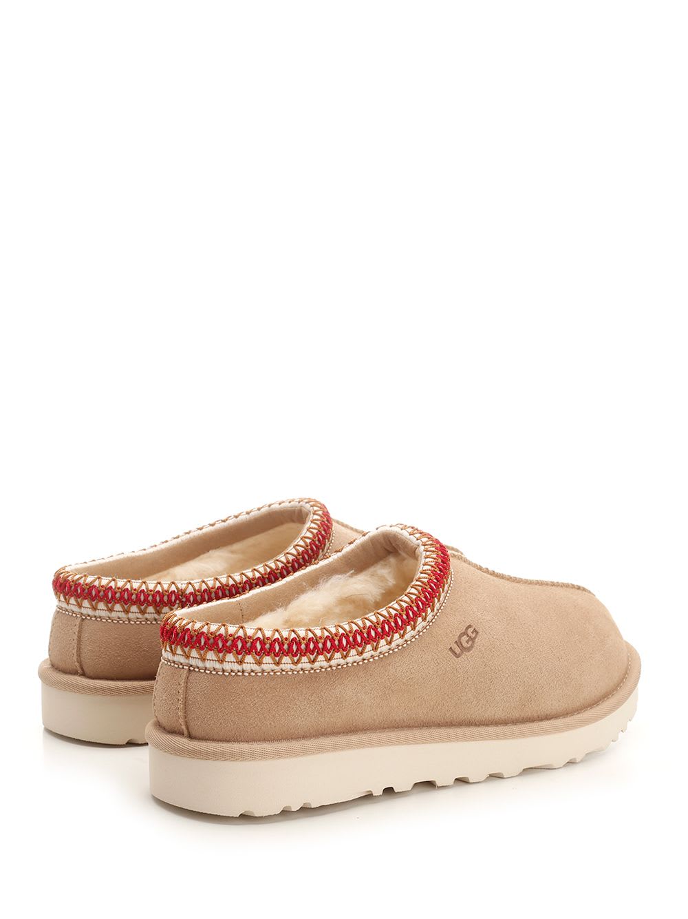 Shop Ugg Tazz Slip On Mule In Beige