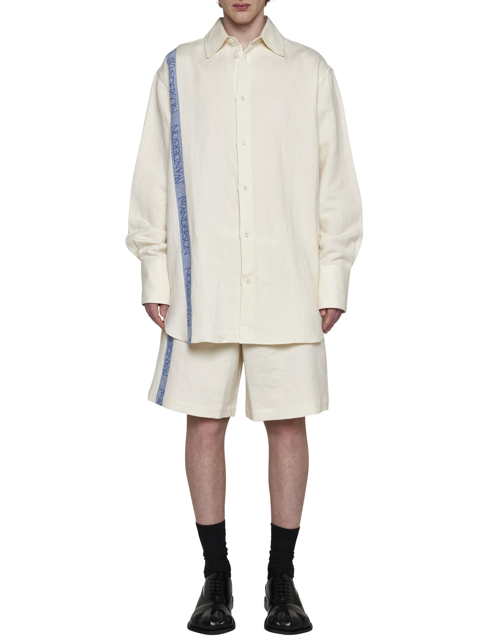 Shop Jw Anderson Shirt In Off White