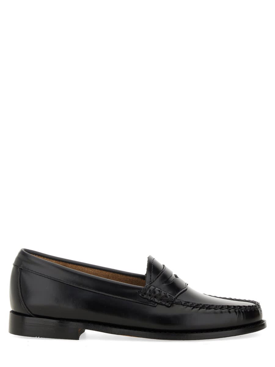 G.h.bass & Co. Moccasin Weejuns Penny In Black