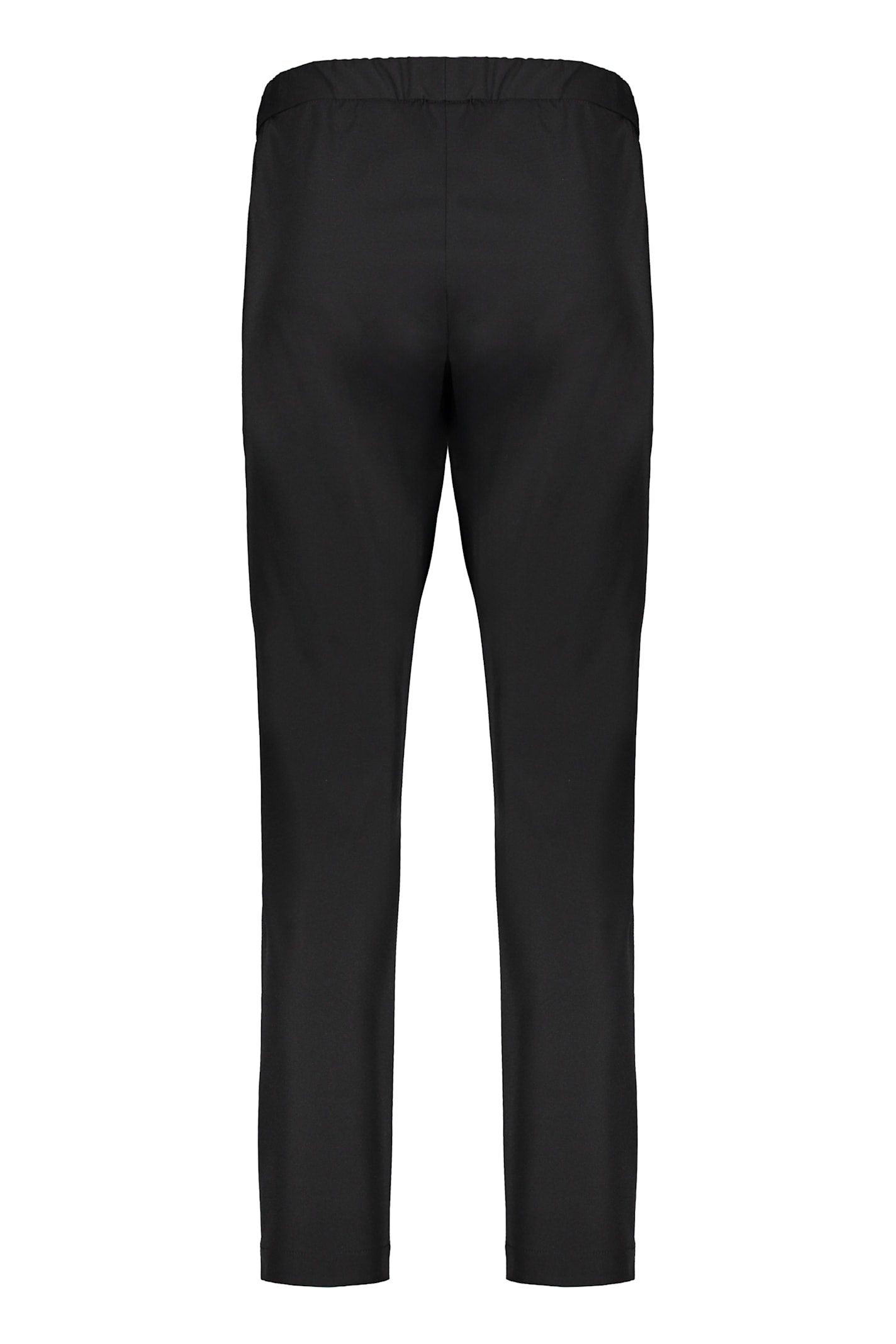 Herno Technical Fabric Trousers In Black