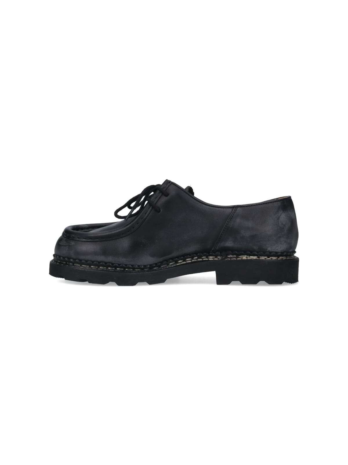 Shop Paraboot Michael Derby Shoes In Black