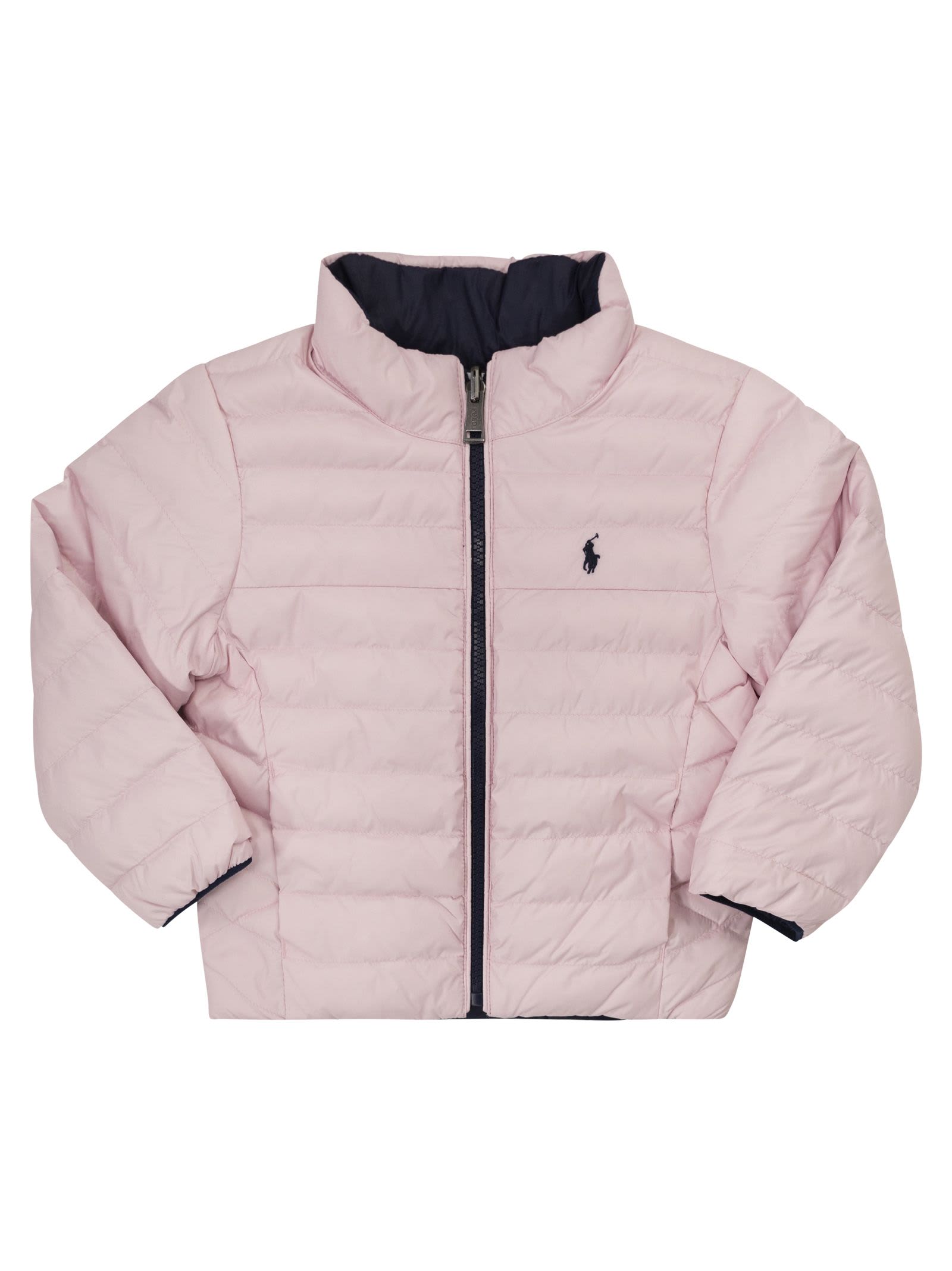 Polo Ralph Lauren Kids' P-layer 2 Reversible Jacket In Pink