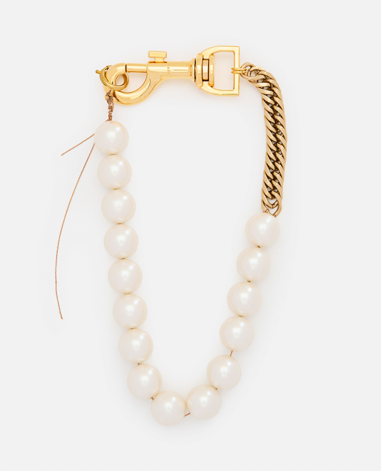 Pearl Chain Short Necklace