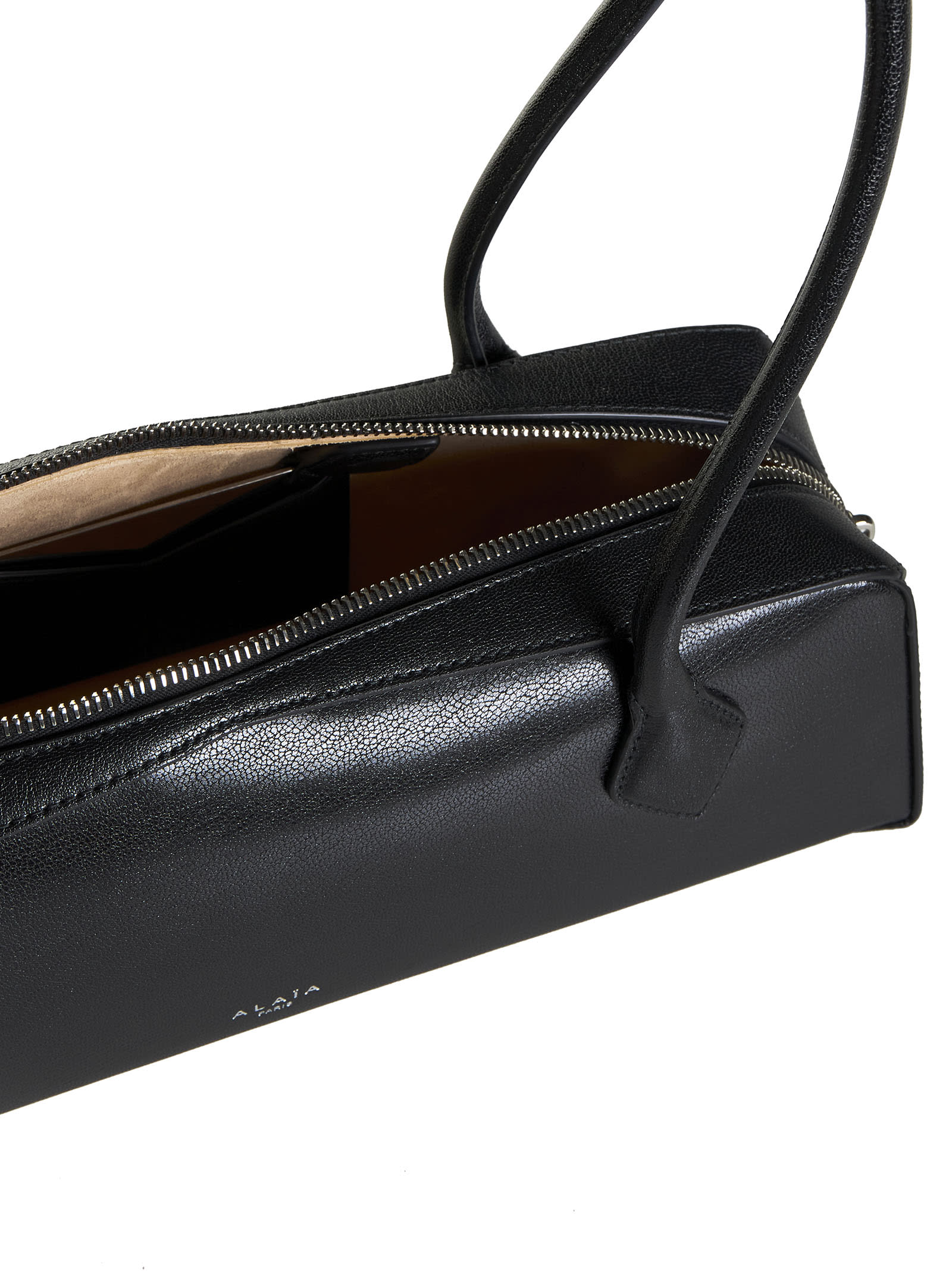 Alaïa Alaia Women Teckel Medium Leather Shoulder Bag In Black