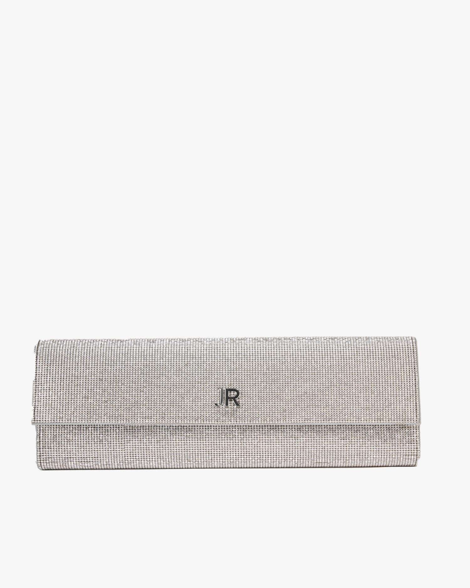 Shop John Richmond Flap Clutch Bag In Nero