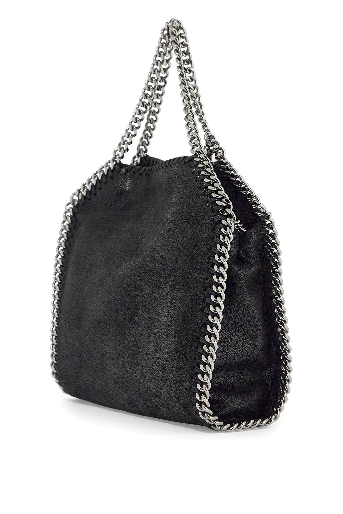 Shop Stella Mccartney Falabella Mini Tote Bag In Black (black)