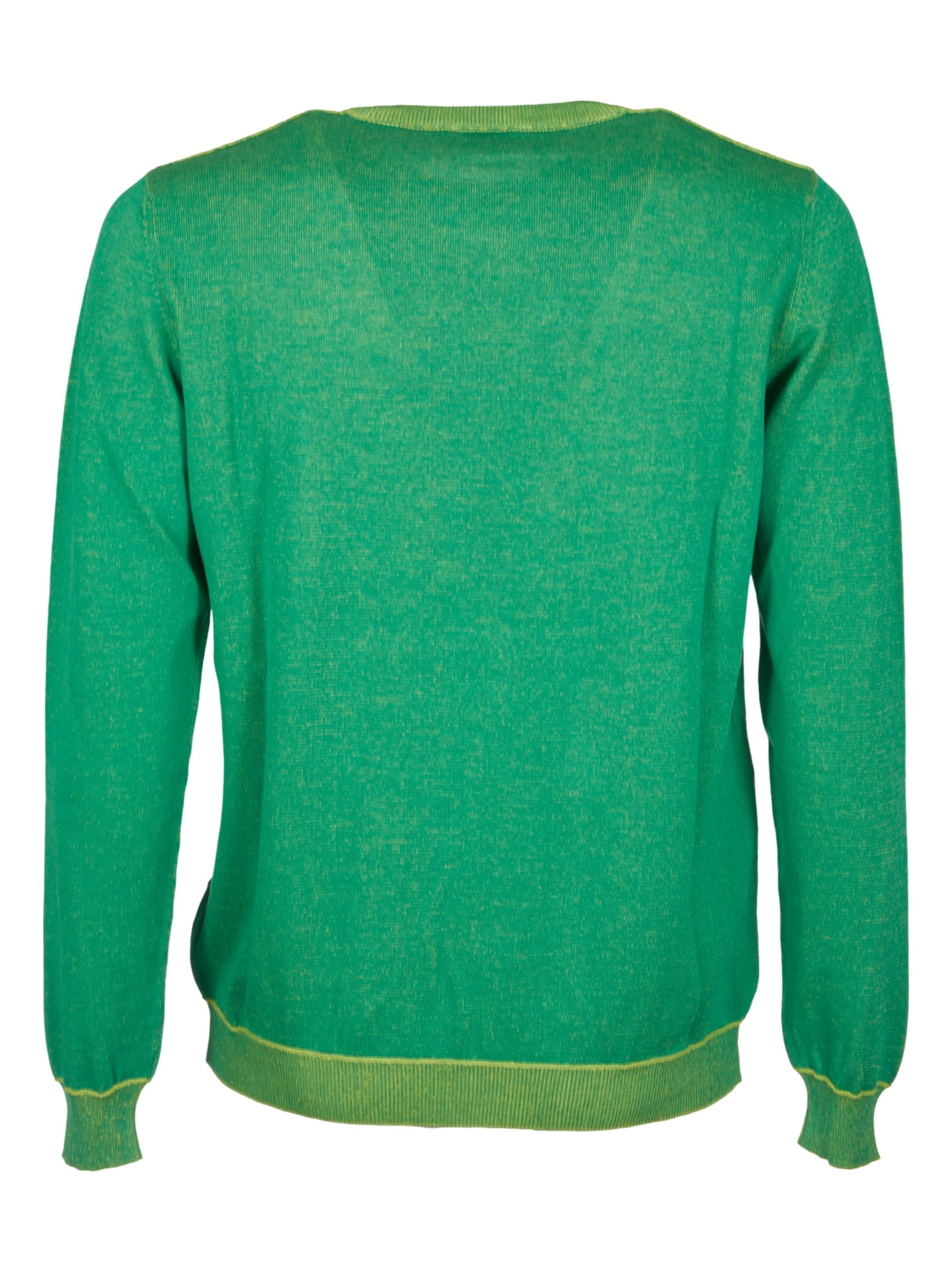 Roberto Collina Round Neck Sweatshirt In Green