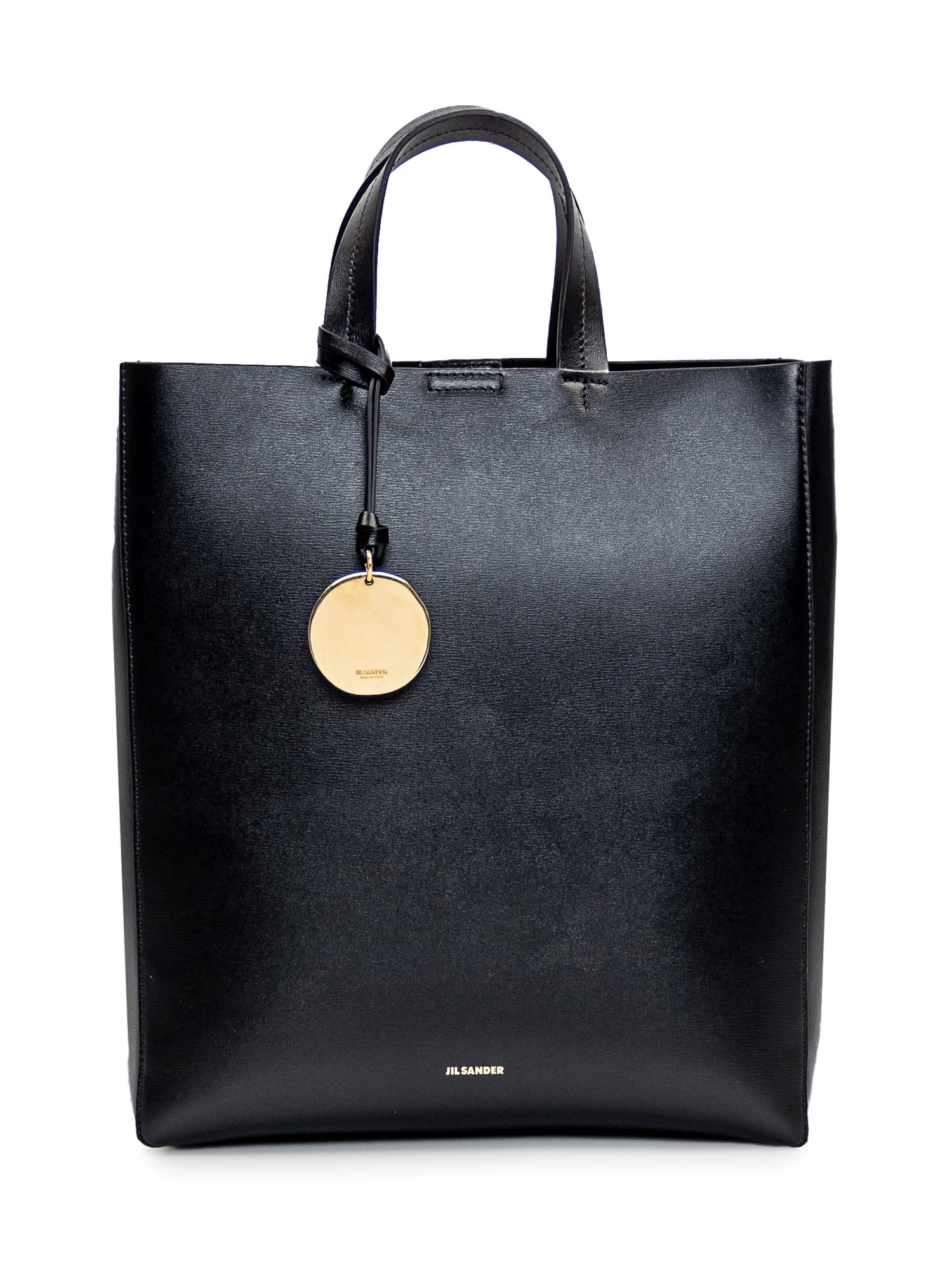 Shop Jil Sander Small Tote Bag In Black