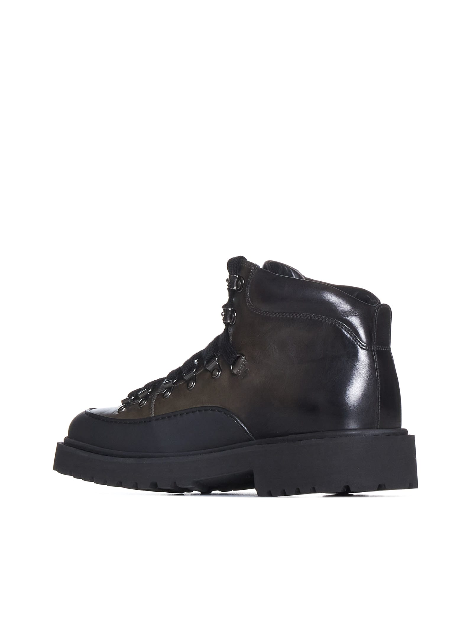 Shop Doucal's Boots In Asphalt