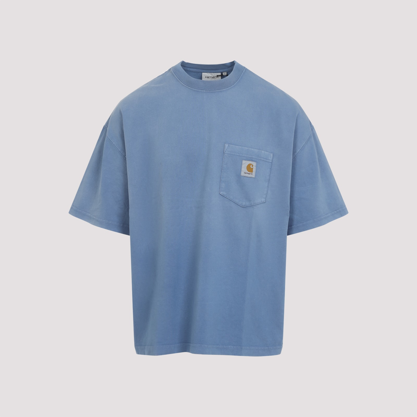 Carhartt Wip Short Sleeves Hudson Pocket T-shirt In Blue