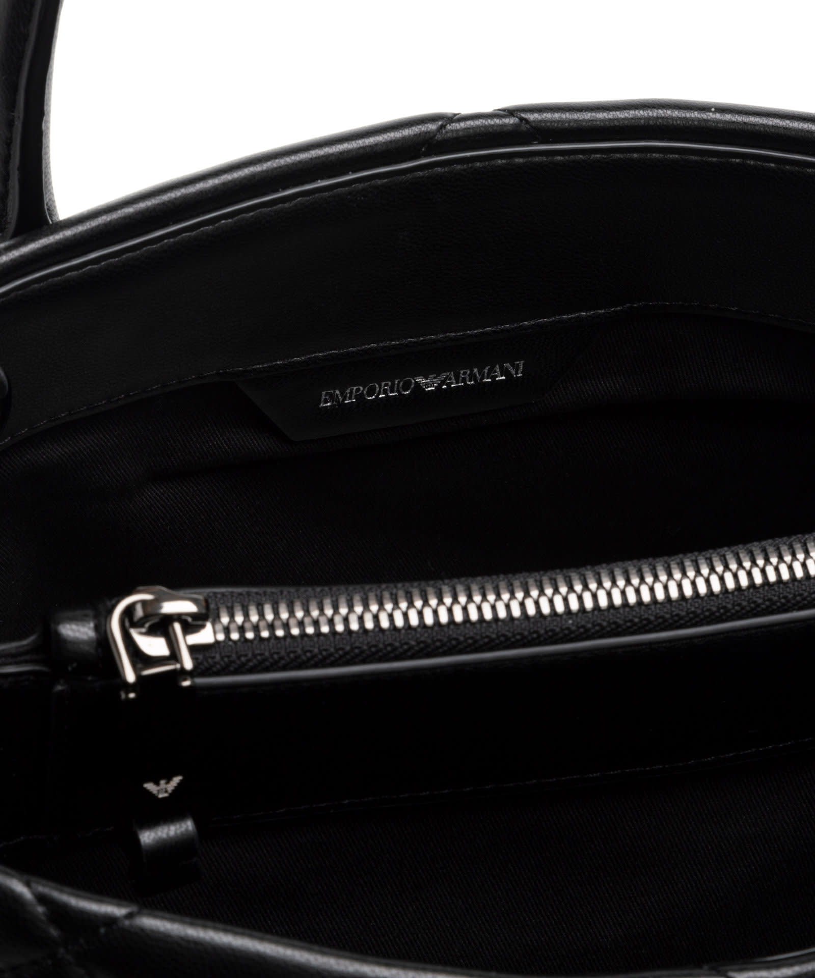 Shop Emporio Armani Handbag In Black