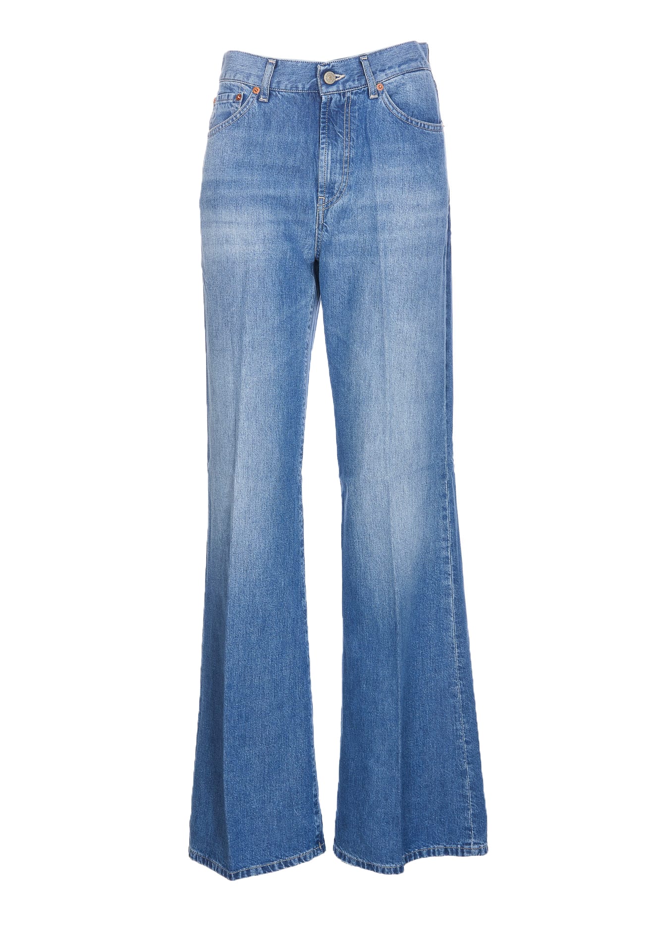 Shop Dondup Amber Denim Jeans In Blue