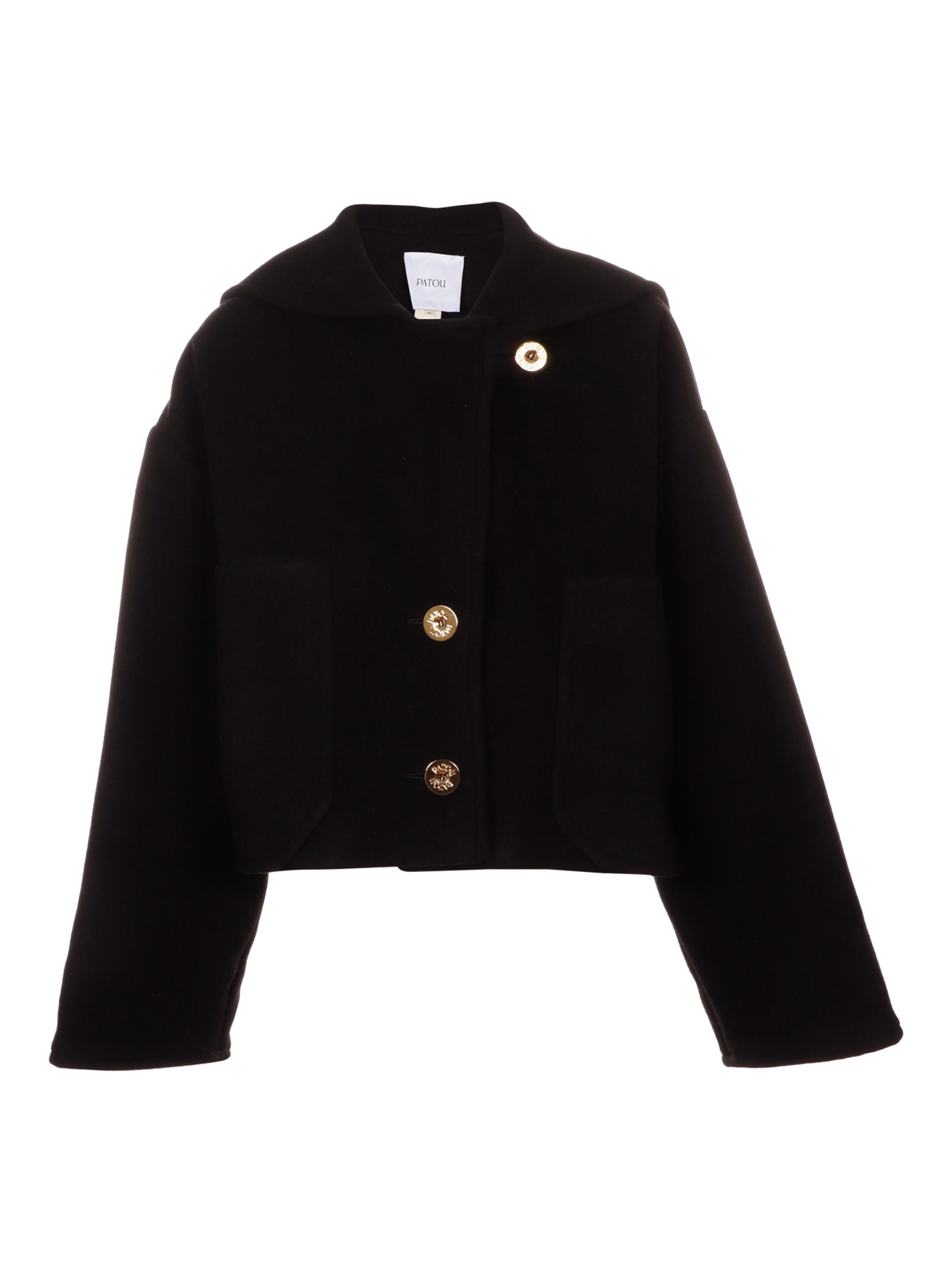Patou Double Sided Wool Cropped