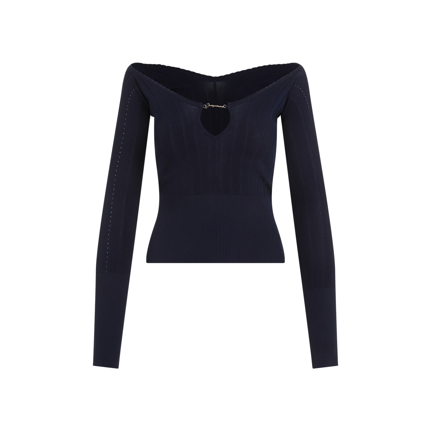 Shop Jacquemus Le Haut Pralù In Dark Navy