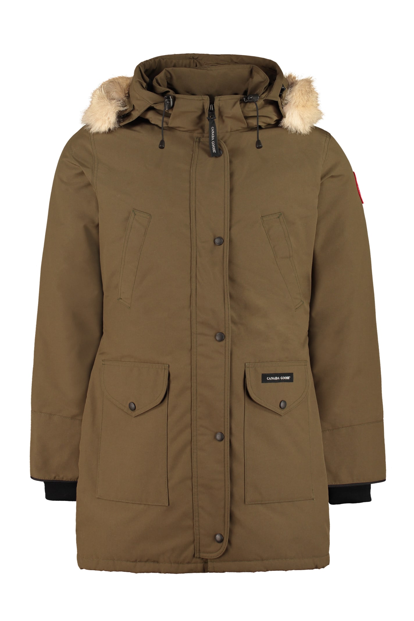 Canada Goose Trillium Hooded Parka In Green