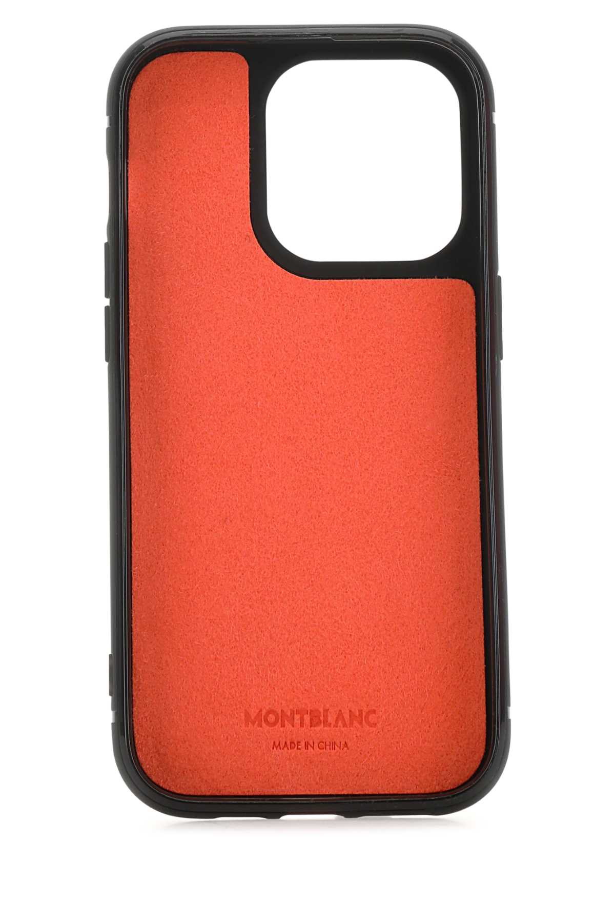 Montblanc Printed Pvc Iphone13 Pro Case In Blackorange