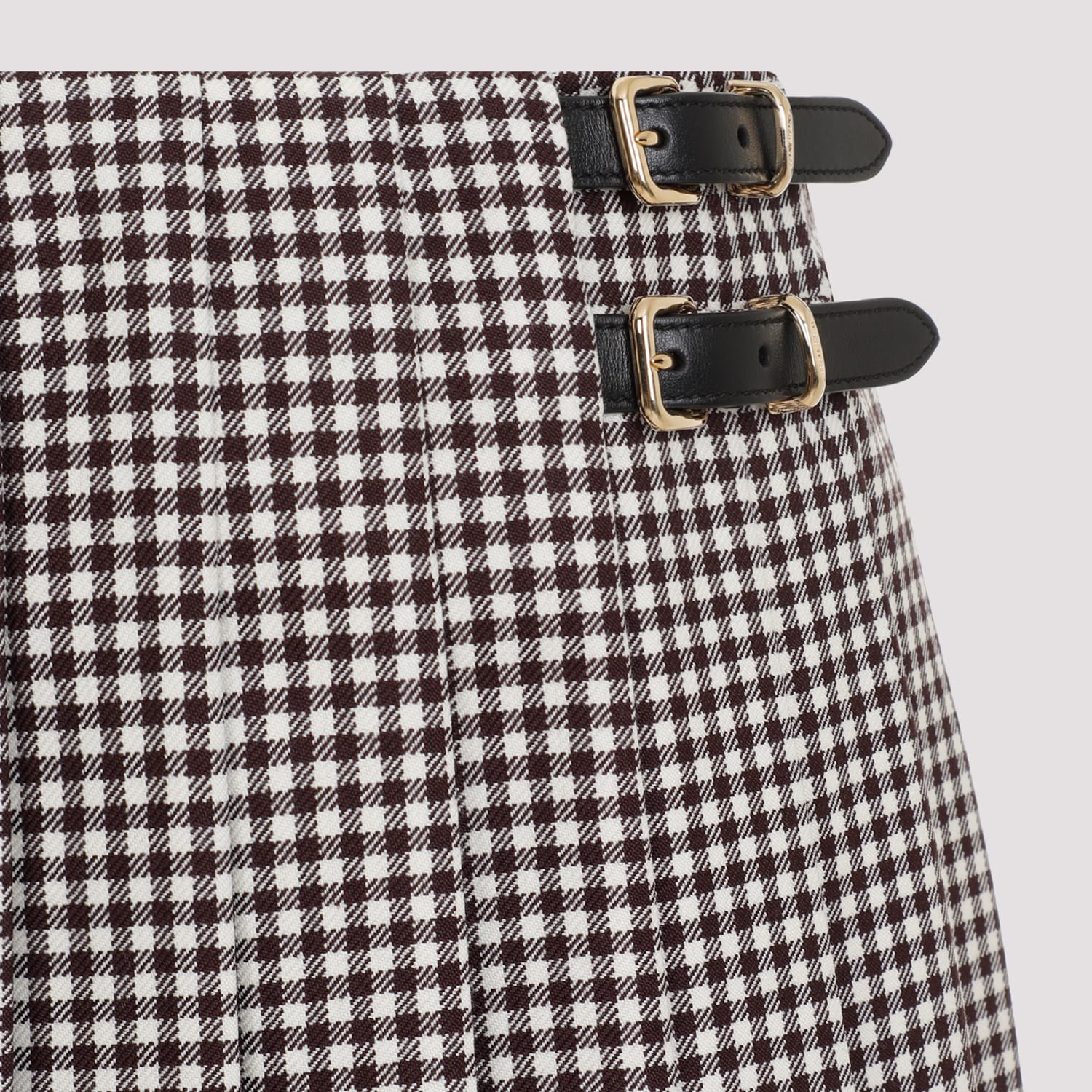 Miu Miu Skirts In Bianco Bordeaux