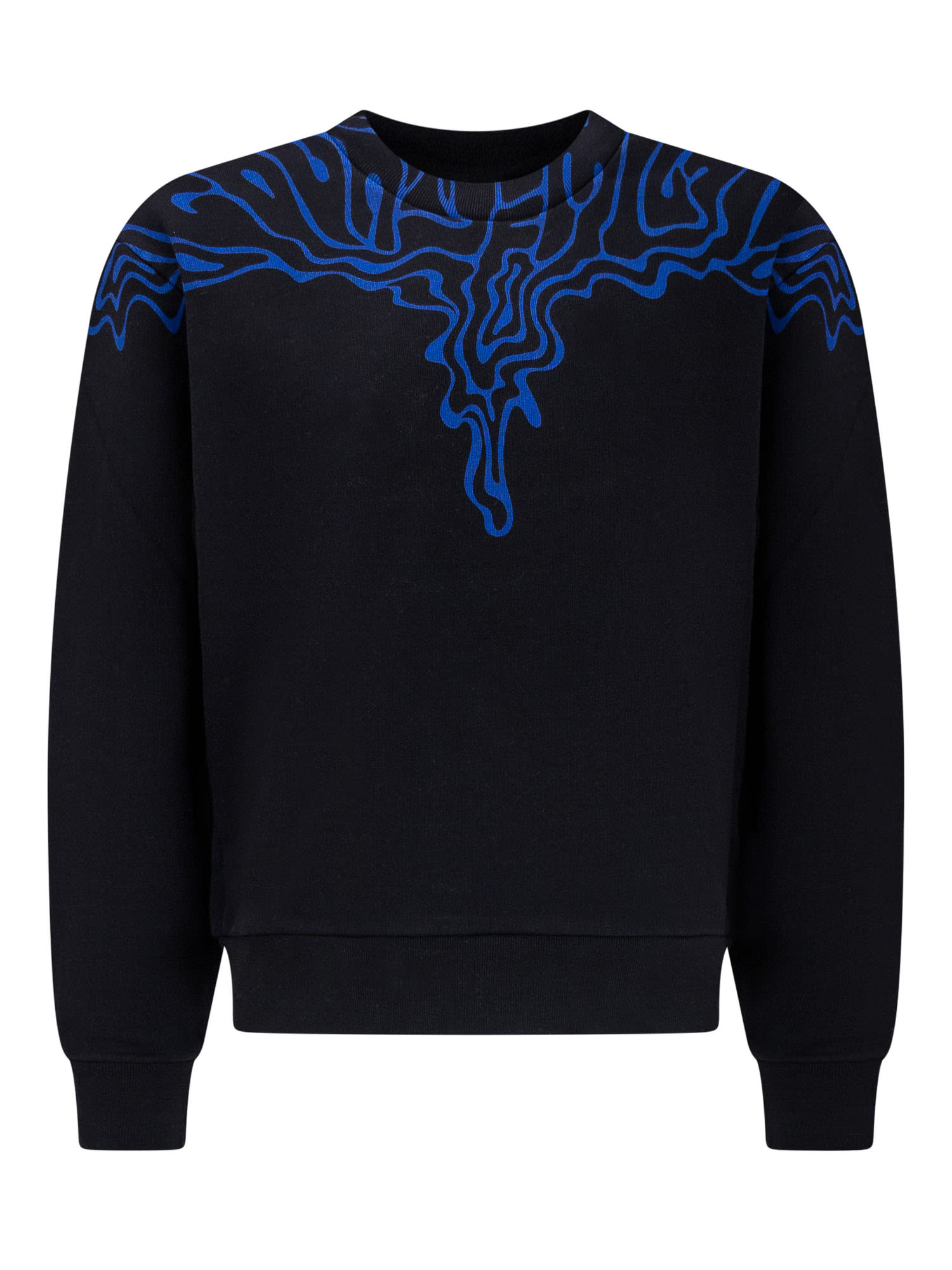 Shop Marcelo Burlon County Of Milan Icon Wings Sweatshirt In Black Bl