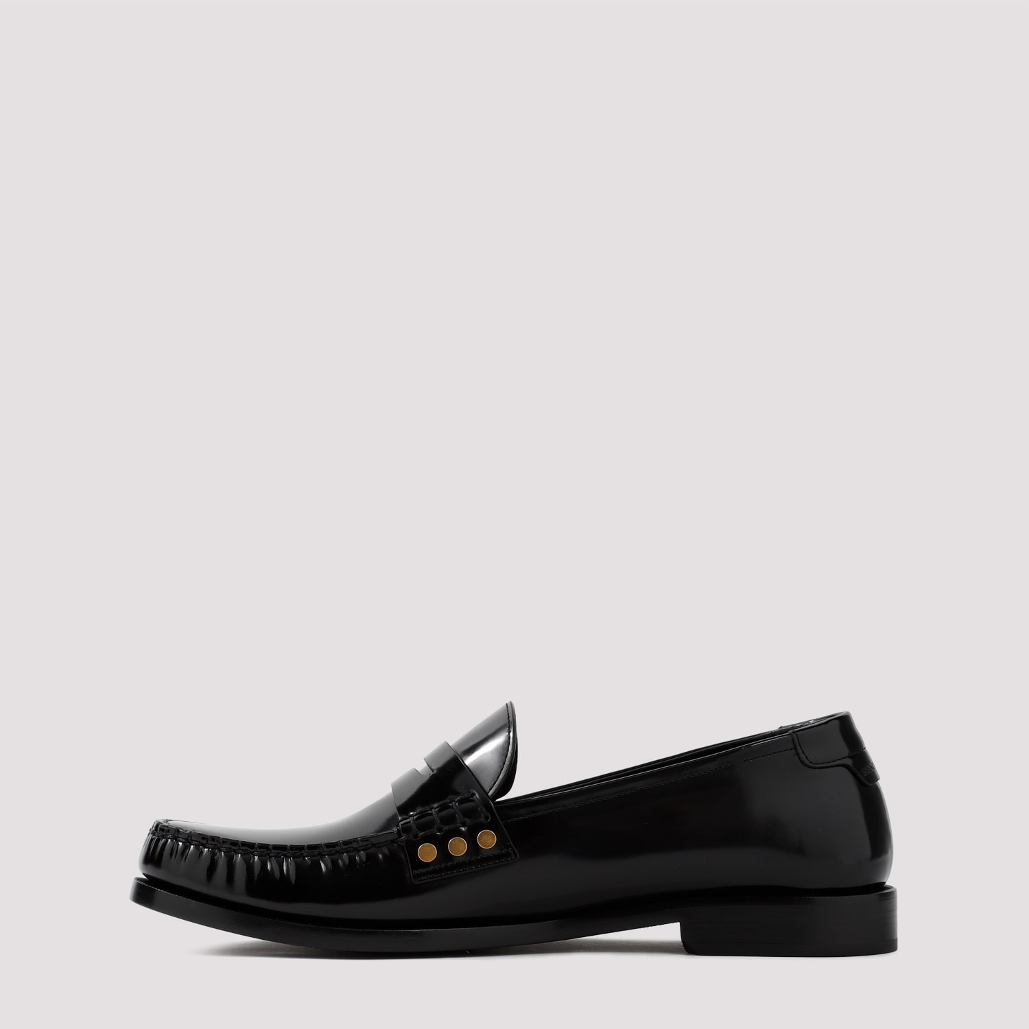 Shop Saint Laurent Loafer In Nero